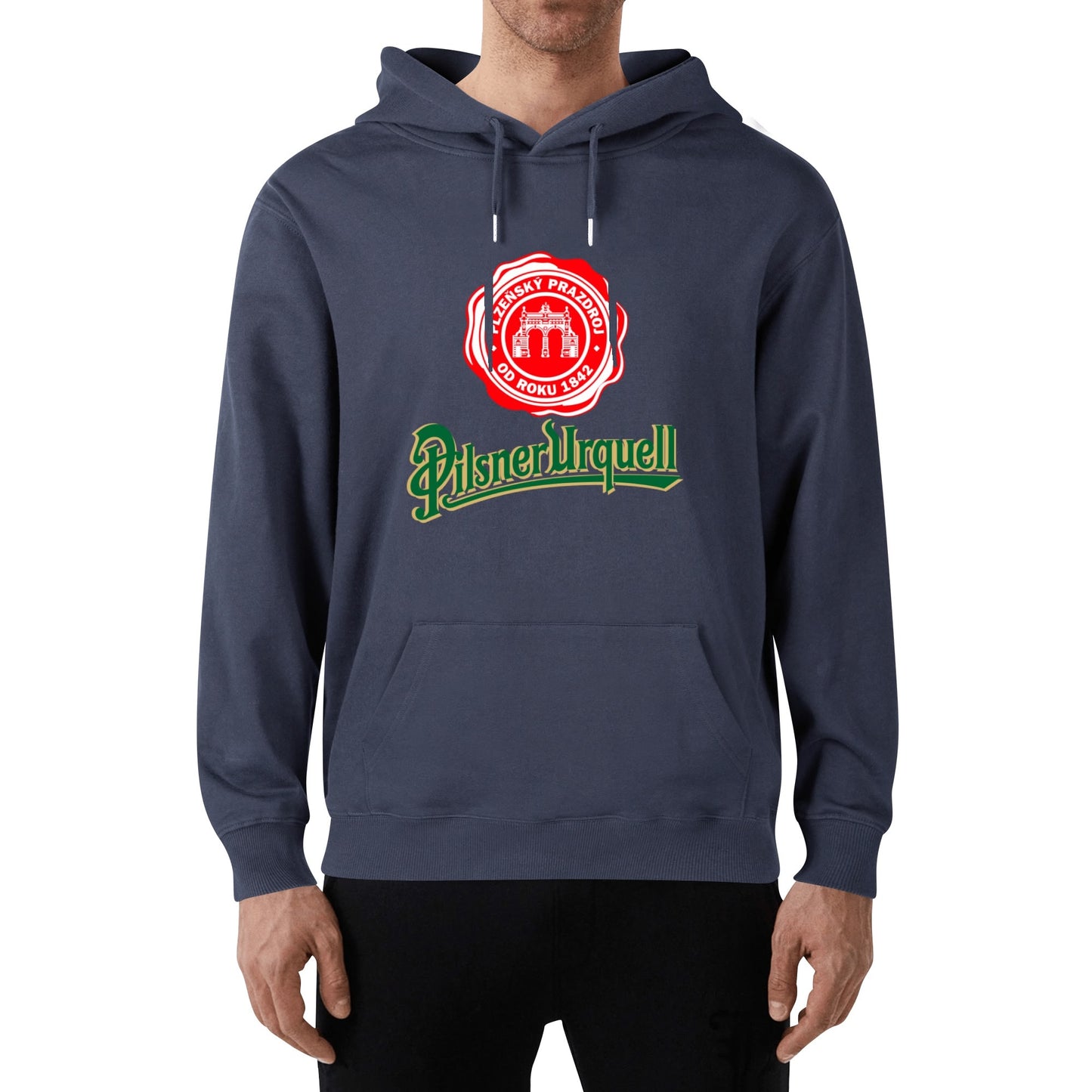 Cotton Hoodie Beer  Pilsner Urquell logo