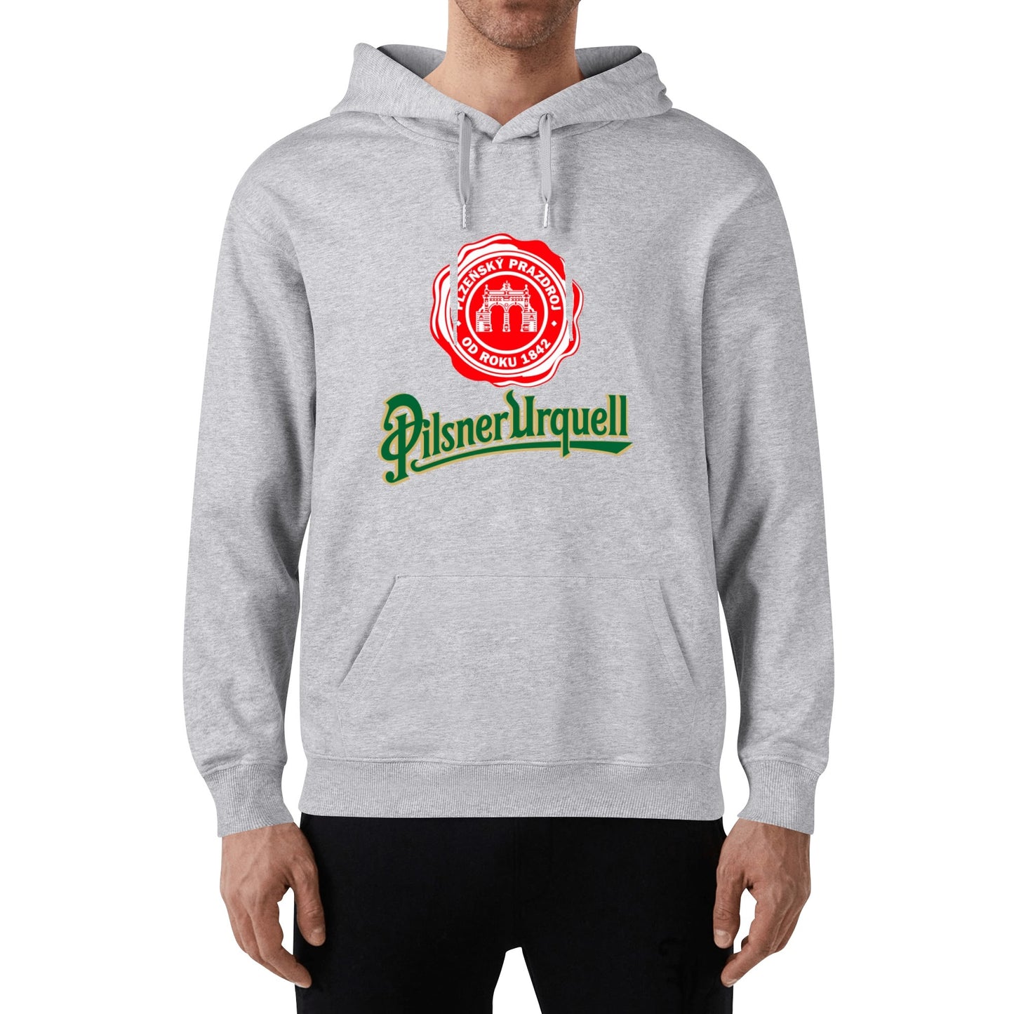 Cotton Hoodie Beer  Pilsner Urquell logo