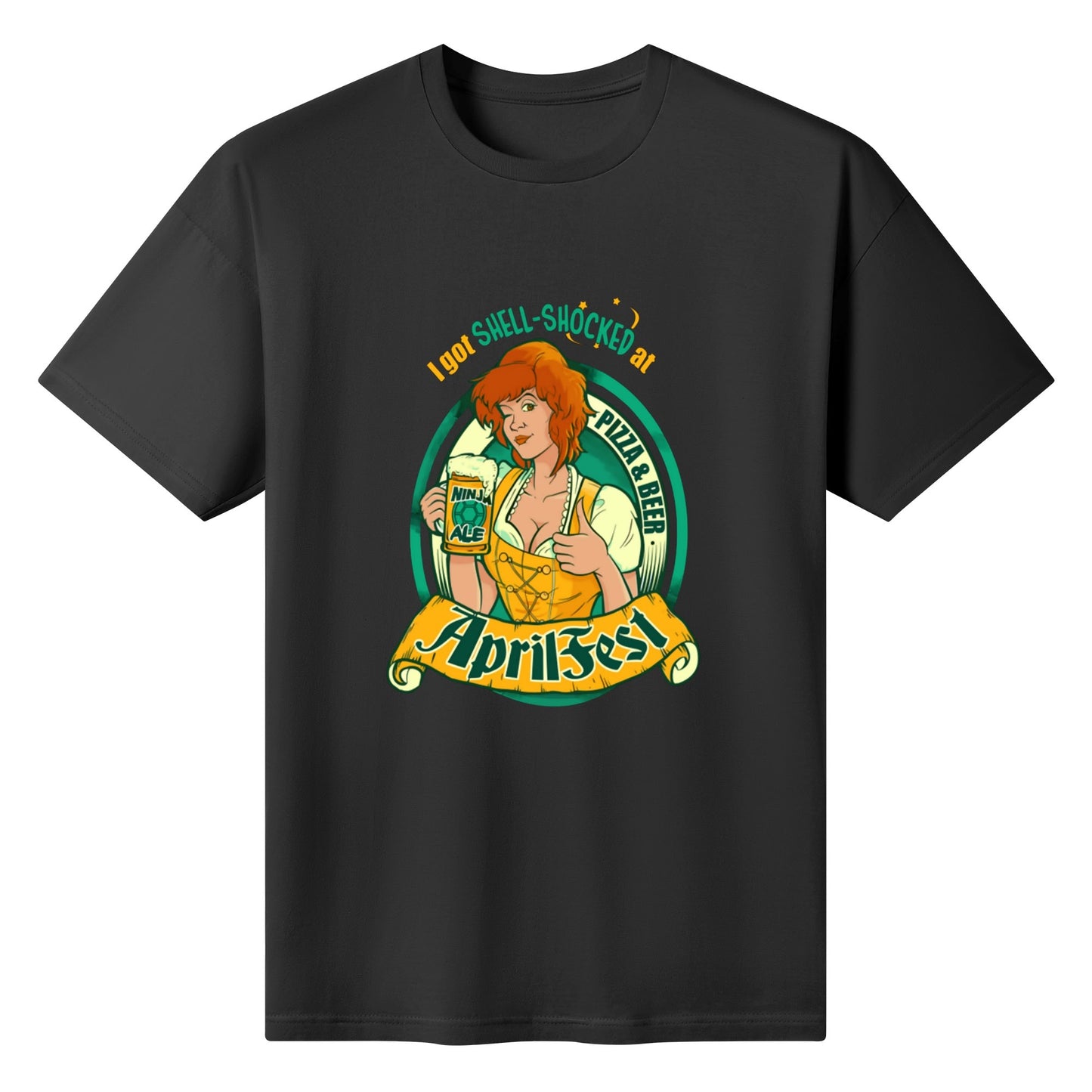 T-Shirt AprilFest – Ninja Ale & Pizza Fans Unite