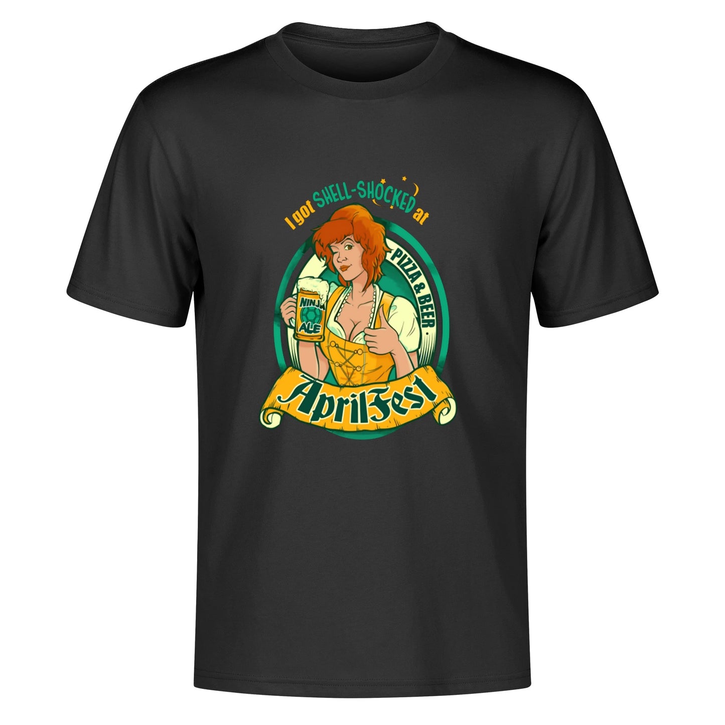 T-Shirt AprilFest – Ninja Ale & Pizza Fans Unite