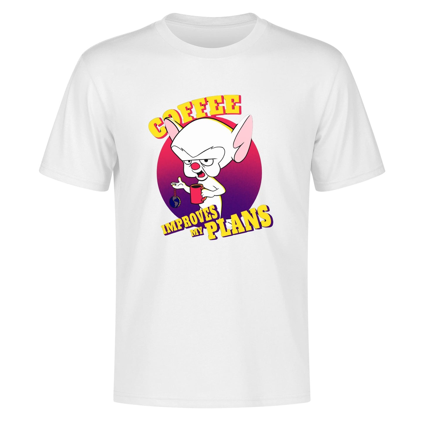 T-Shirt Coffee Plans – Brain Cartoon Humor