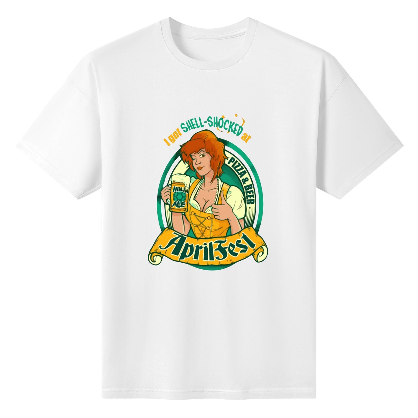 T-Shirt AprilFest – Ninja Ale & Pizza Fans Unite