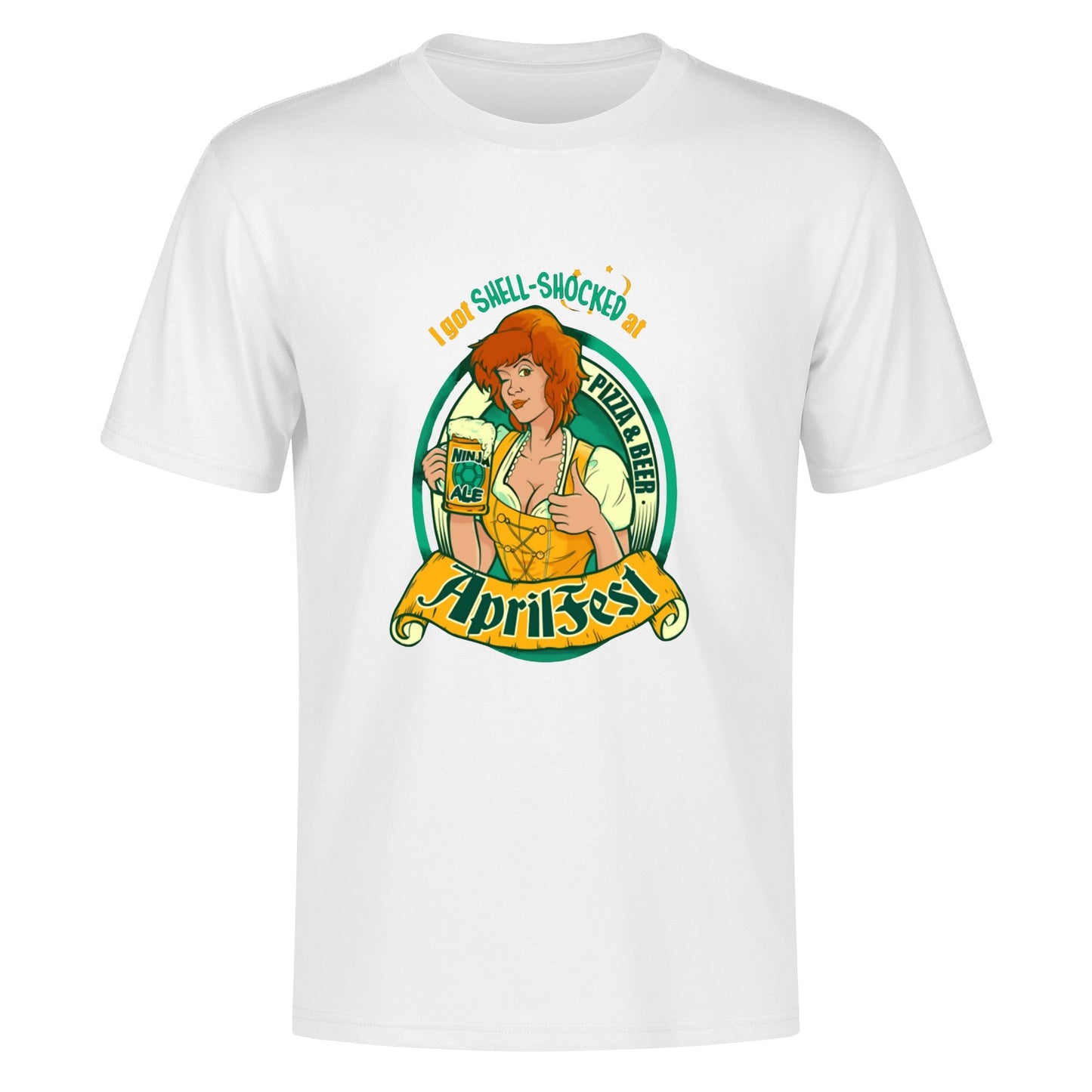 T-Shirt AprilFest – Ninja Ale & Pizza Fans Unite