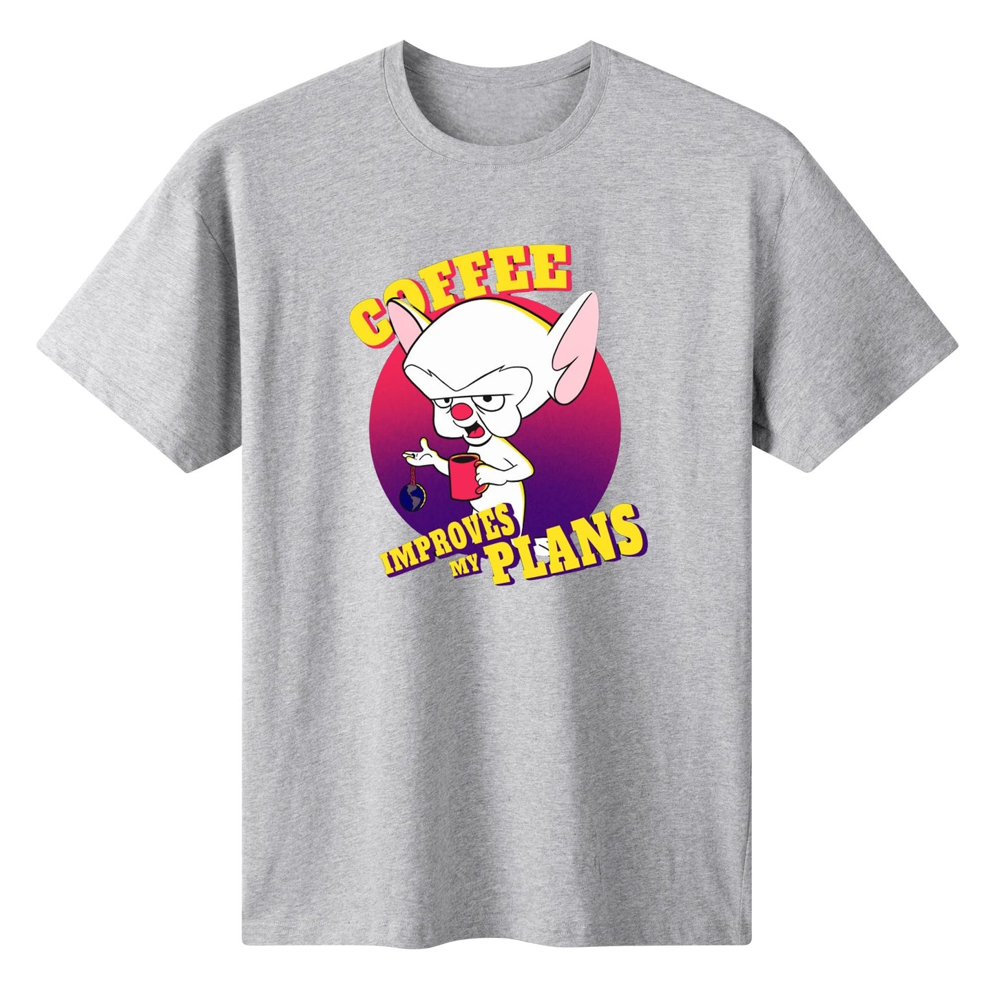 T-Shirt Coffee Plans – Brain Cartoon Humor