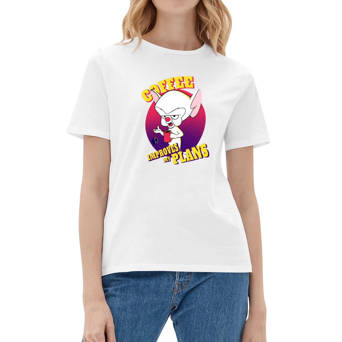 T-Shirt Coffee Plans – Brain Cartoon Humor