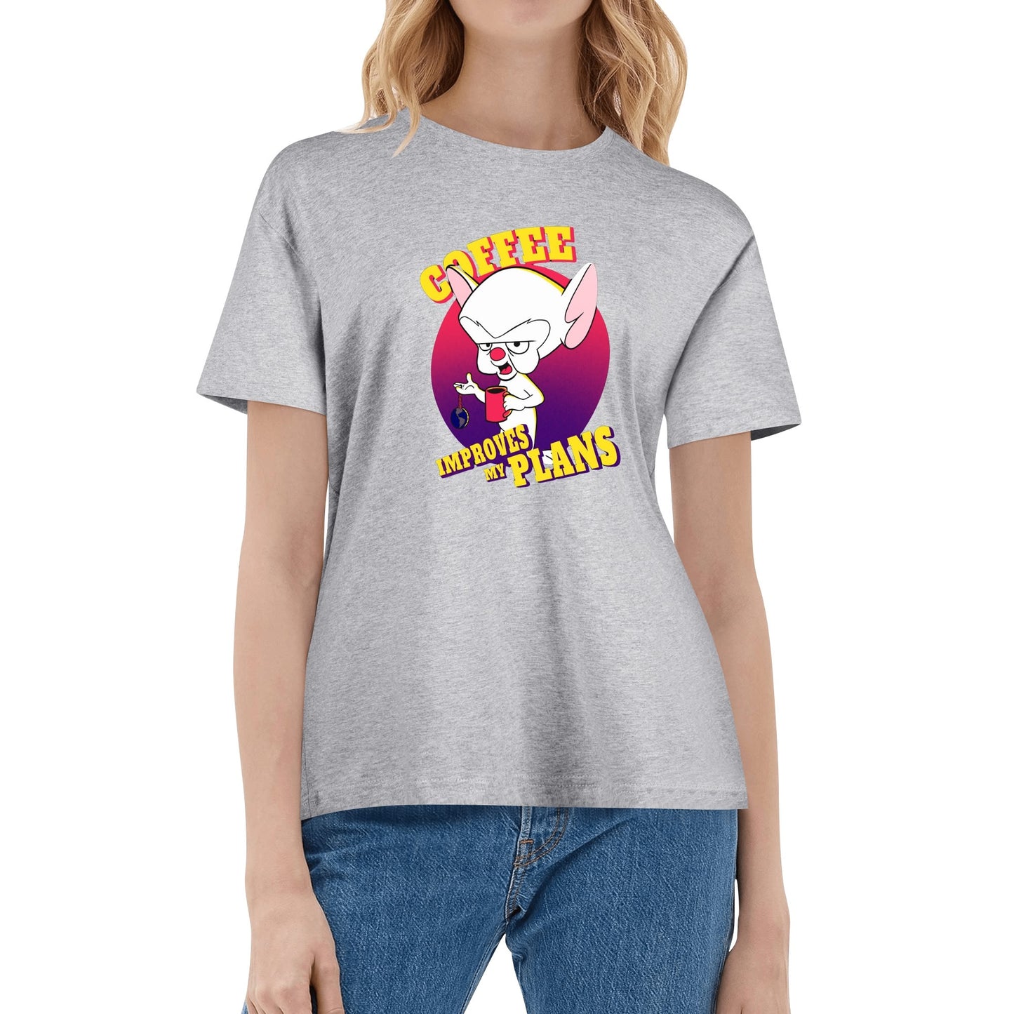 T-Shirt Coffee Plans – Brain Cartoon Humor