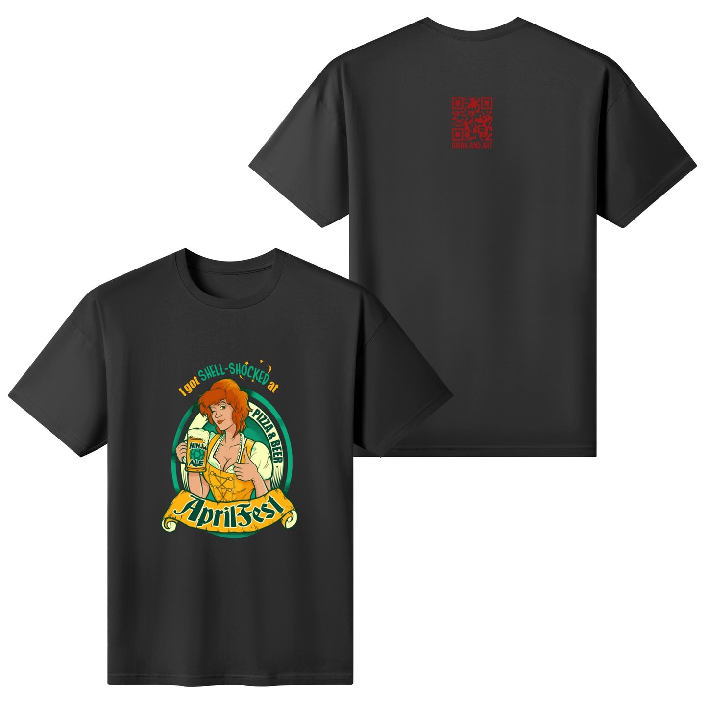 T-Shirt AprilFest – Ninja Ale & Pizza Fans Unite