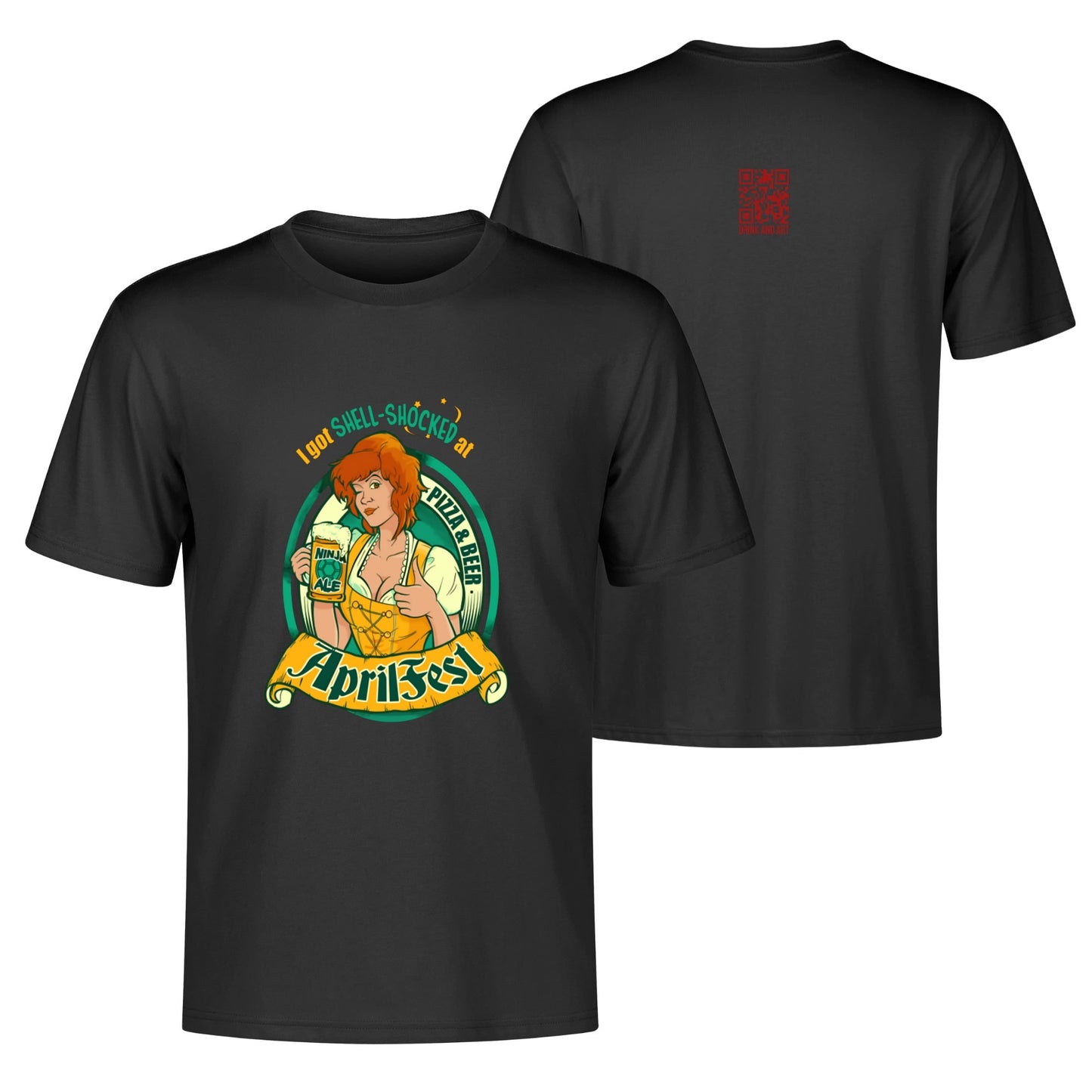 T-Shirt AprilFest – Ninja Ale & Pizza Fans Unite