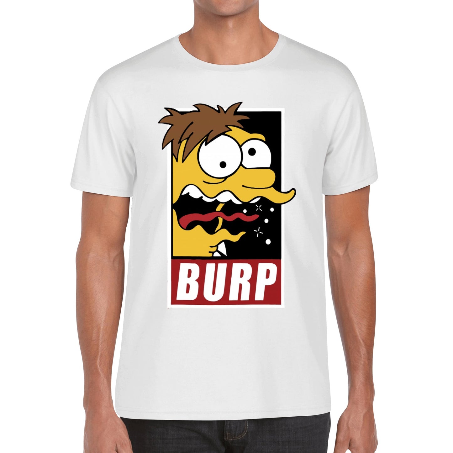 T-Shirt Funny Burp – Quirky Cartoon Humor