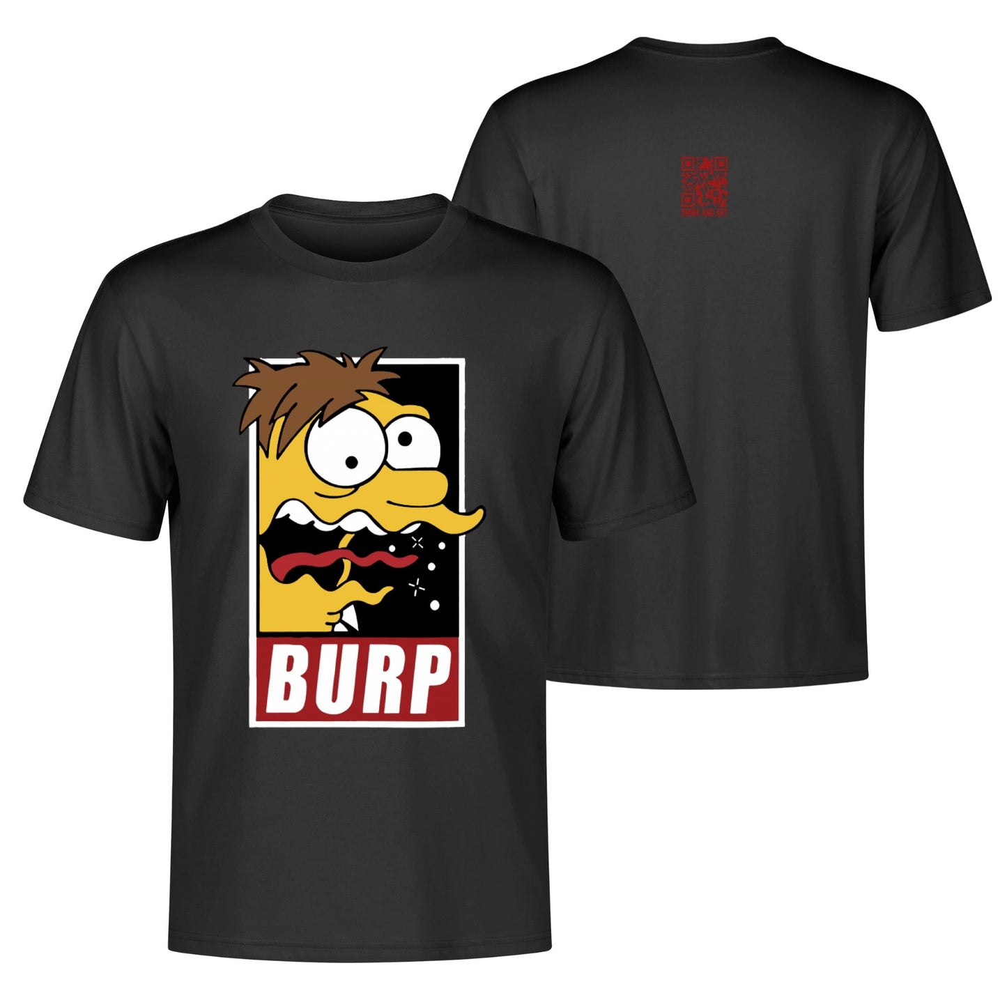 T-Shirt Funny Burp – Quirky Cartoon Humor