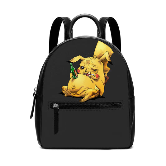 Backpack Cute Drunk Pikachu DrinkandArt