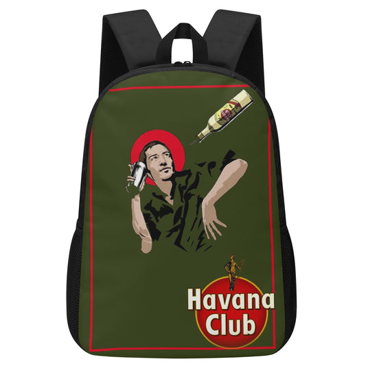 Backpack Laptop Havana Club Flair Bartender art DrinkandArt