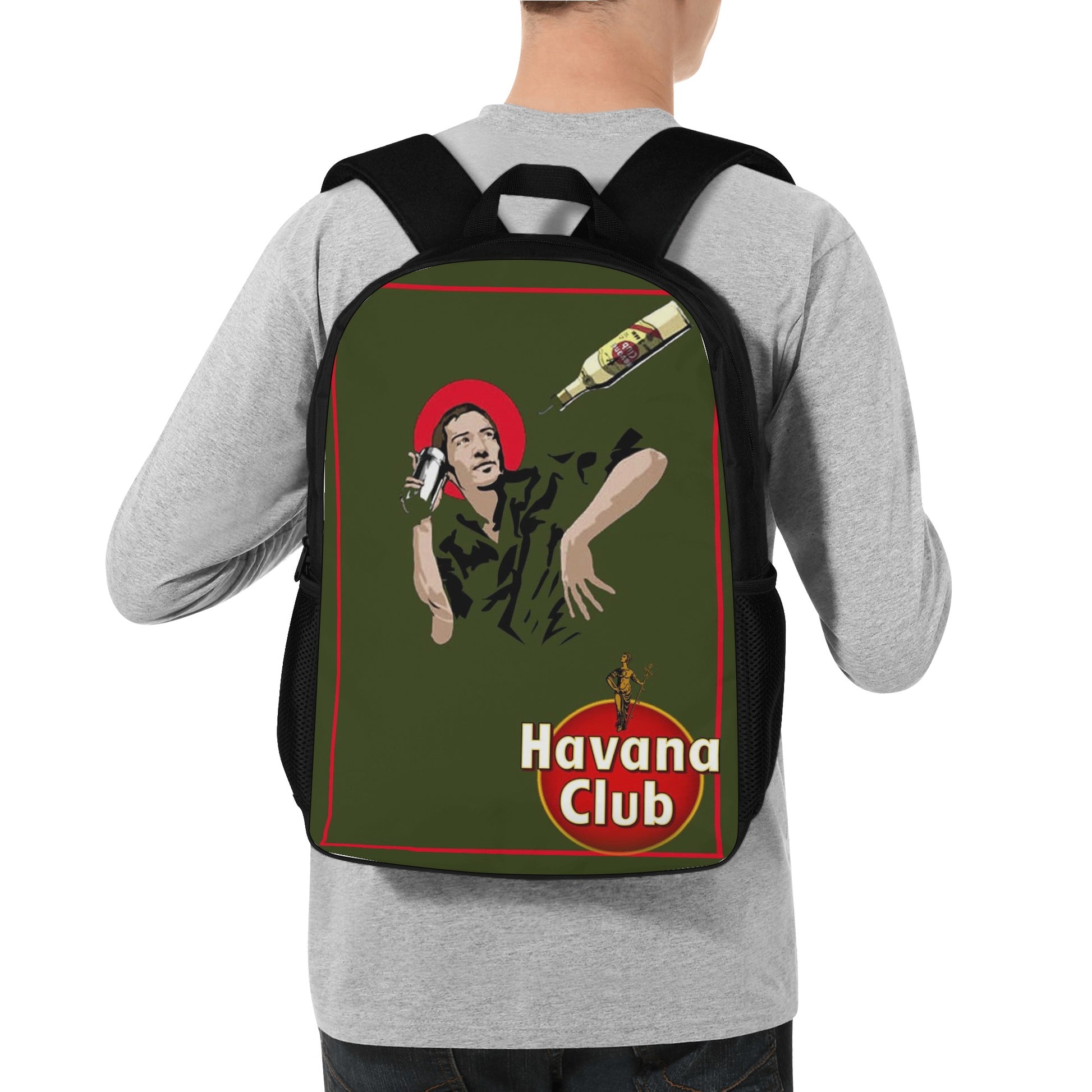 Backpack Laptop Havana Club Flair Bartender art DrinkandArt