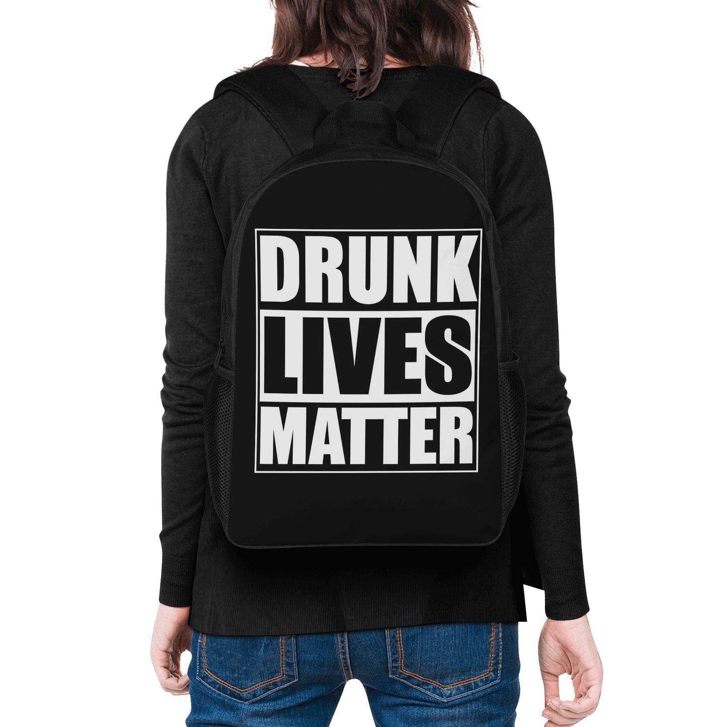 Backpack School Drunk Lives Matter DrinkandArt