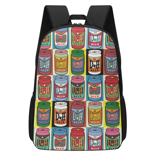 Backpack School Duff Beer pop art DrinkandArt