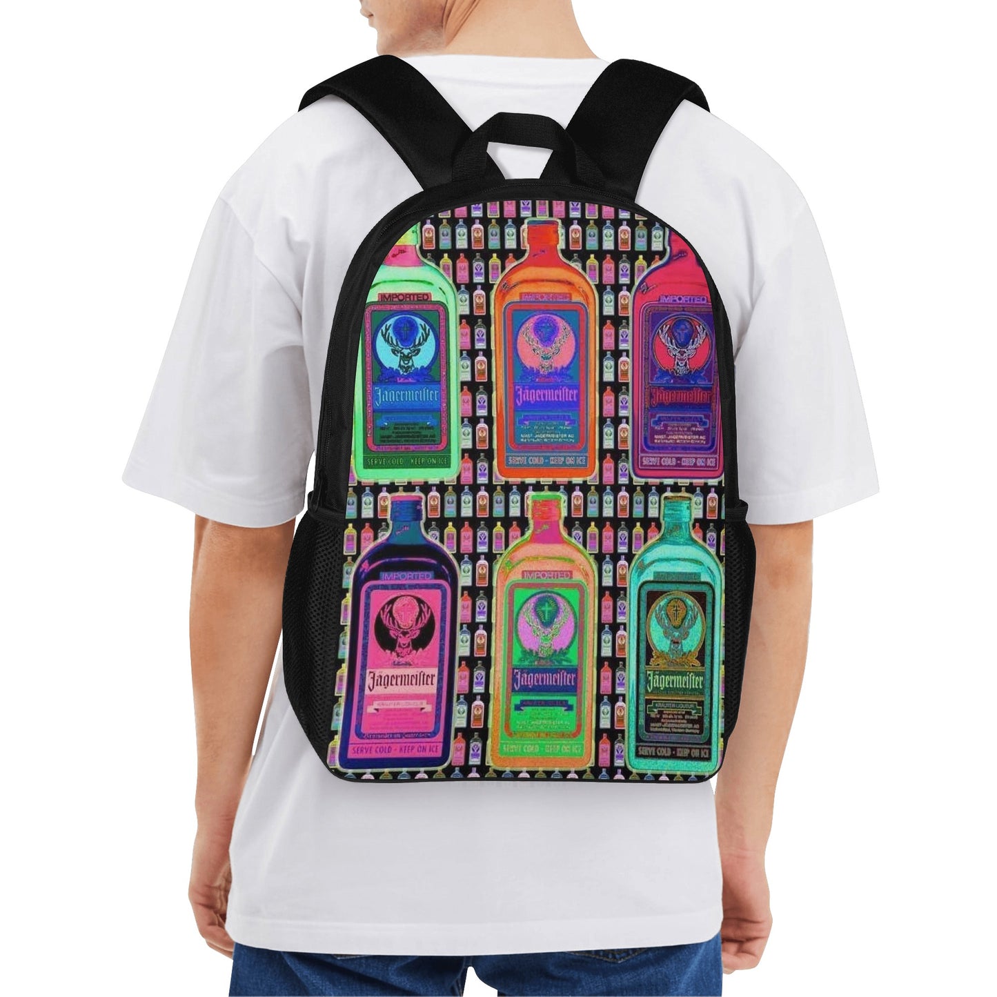 Backpack School Jagermeister pop art DrinkandArt