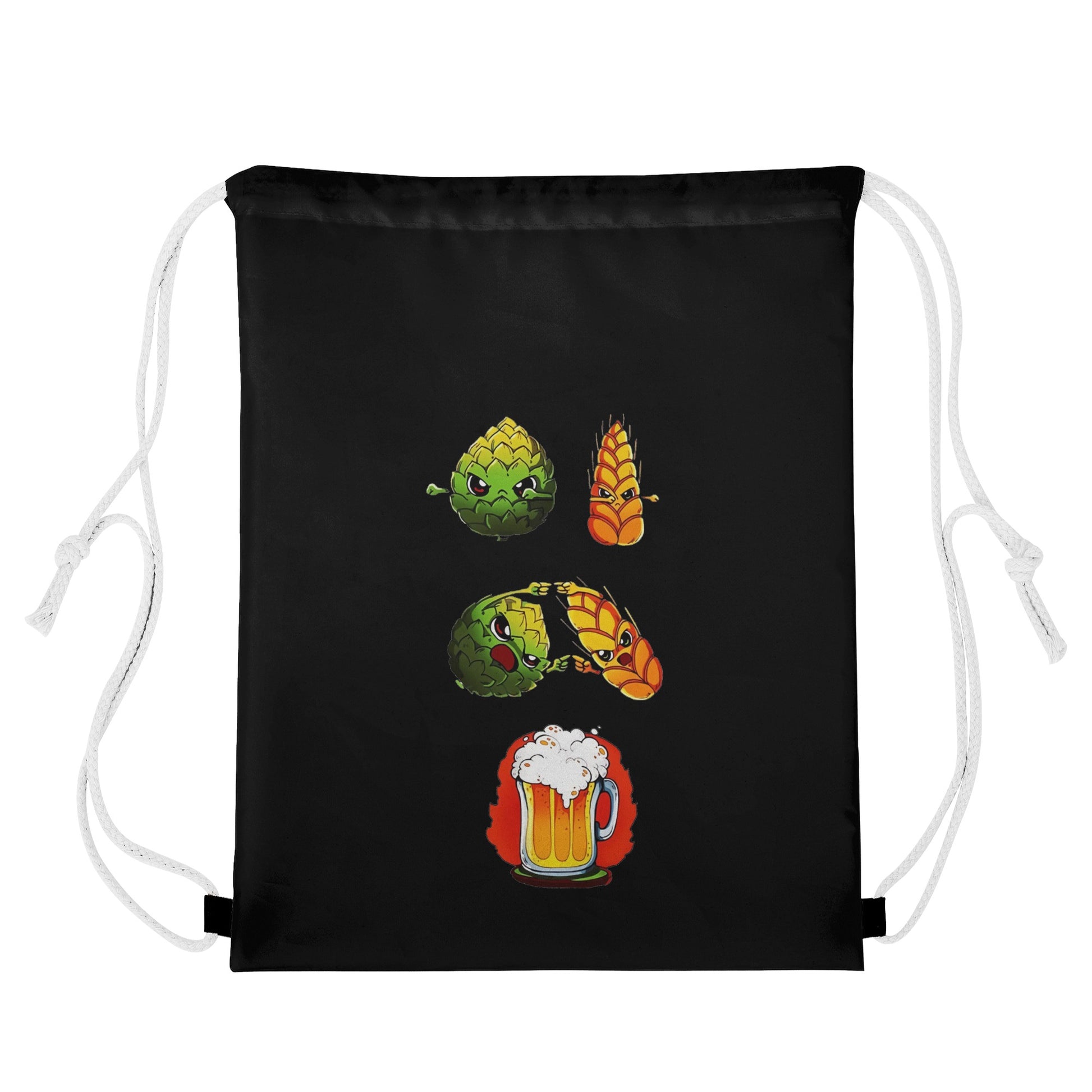 Bag Drawstring Hops and Wheat DrinkandArt