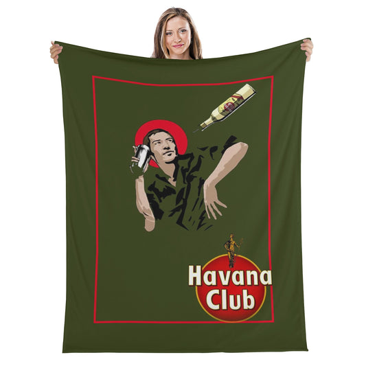 Blanket flannel Breathable flair bartender havana club DrinkandArt