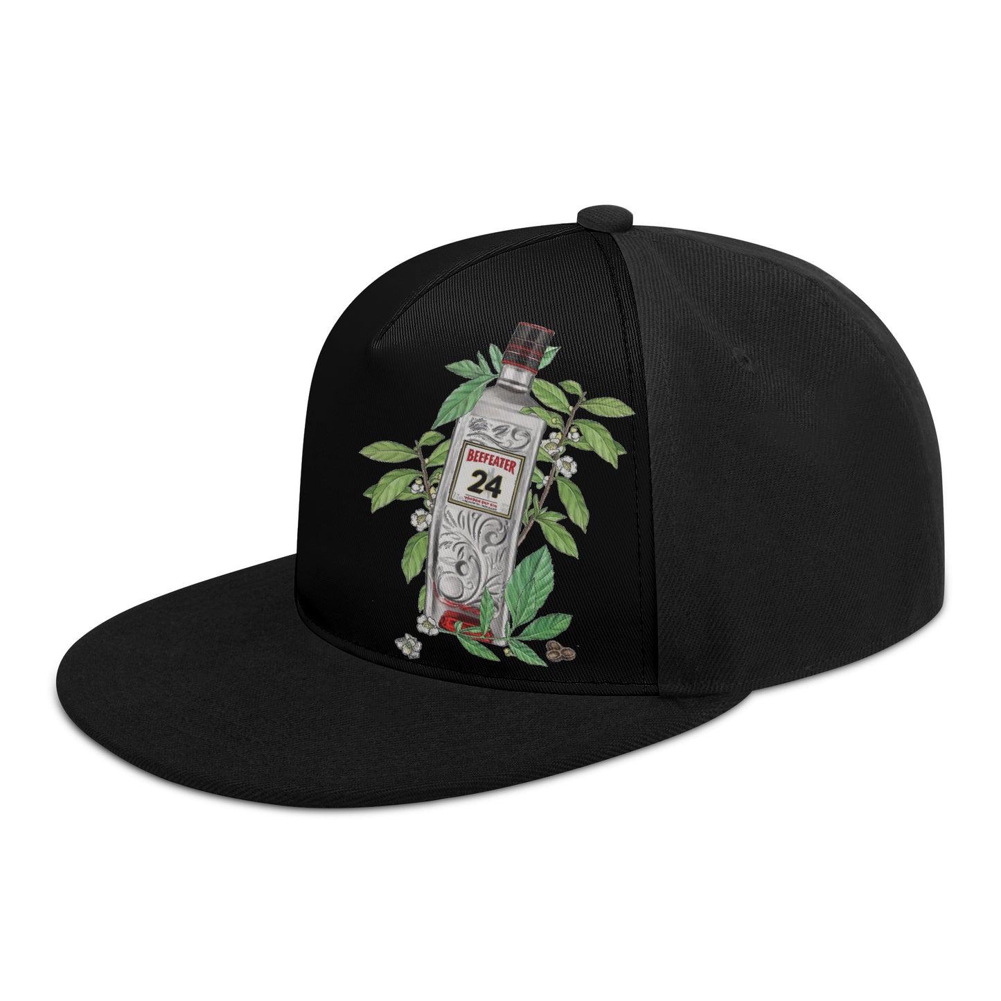 Caps Snapback Beefeater Floral art DrinkandArt