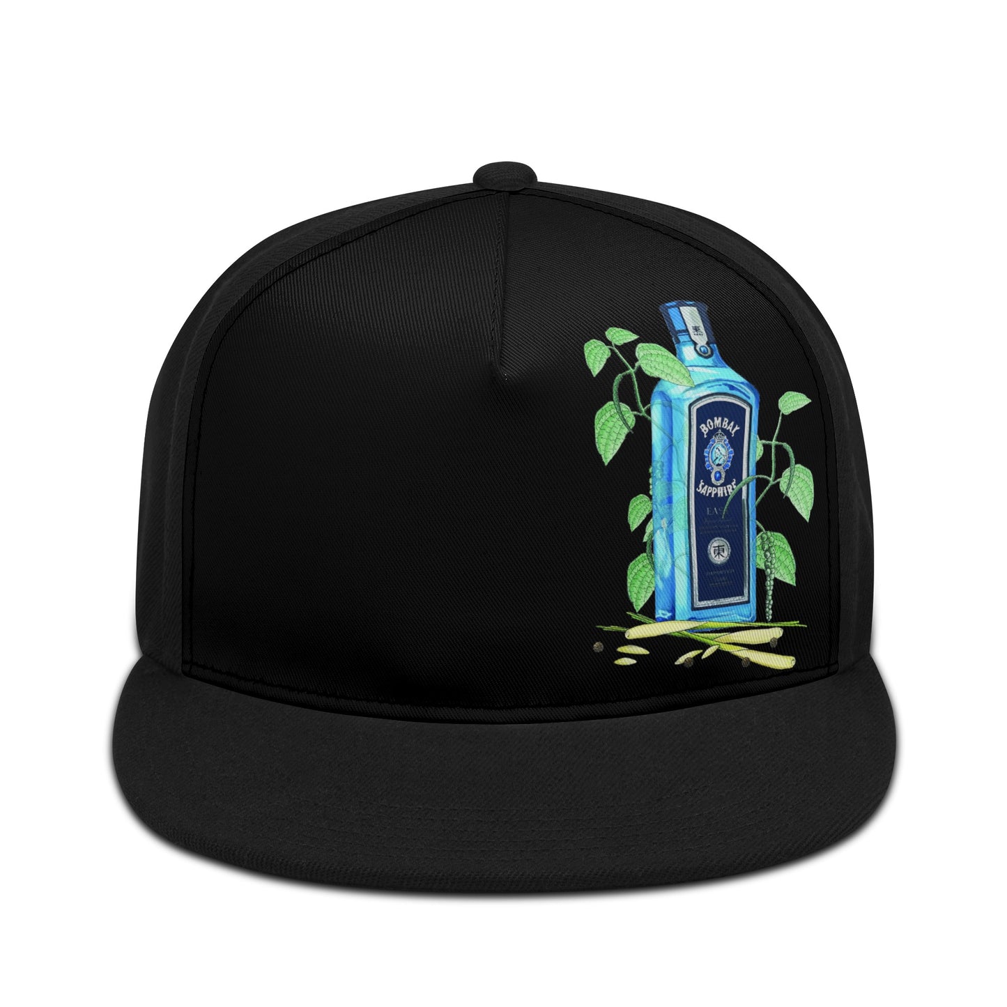 Caps Snapback Bombay Sapphire Floral art DrinkandArt