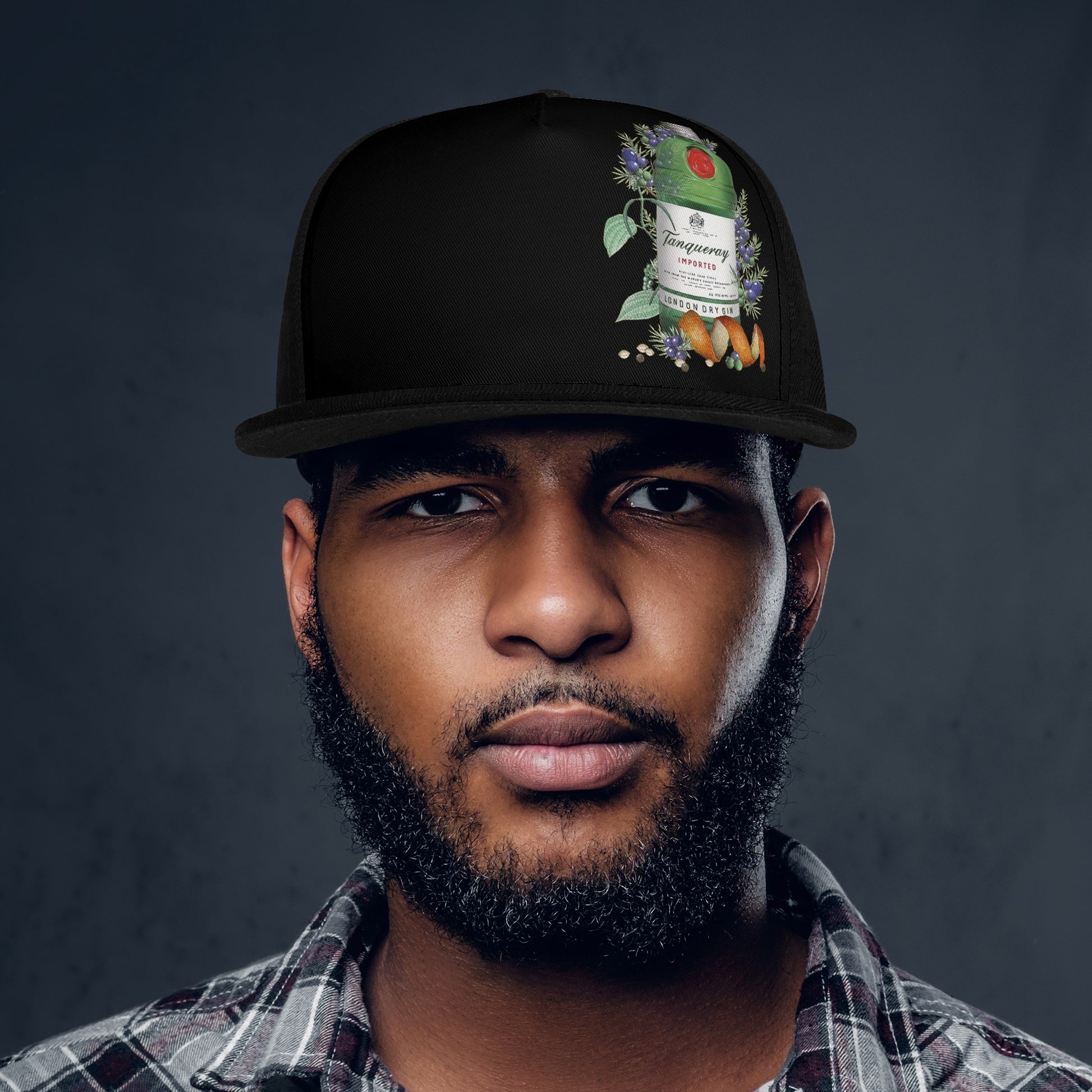 Caps Snapback Tanqueray Floral art DrinkandArt