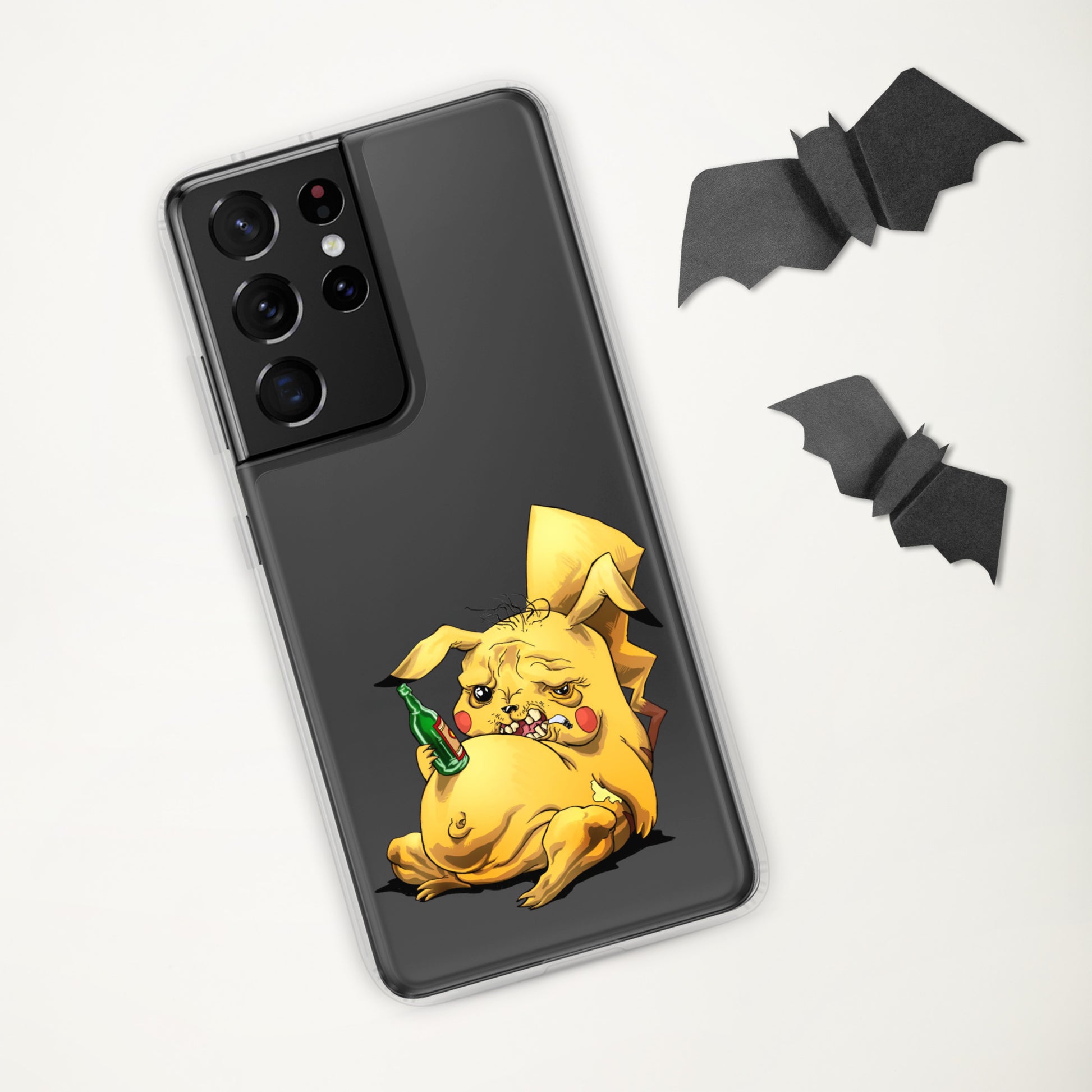 Case for Samsung crazy Pikachu art DrinkandArt