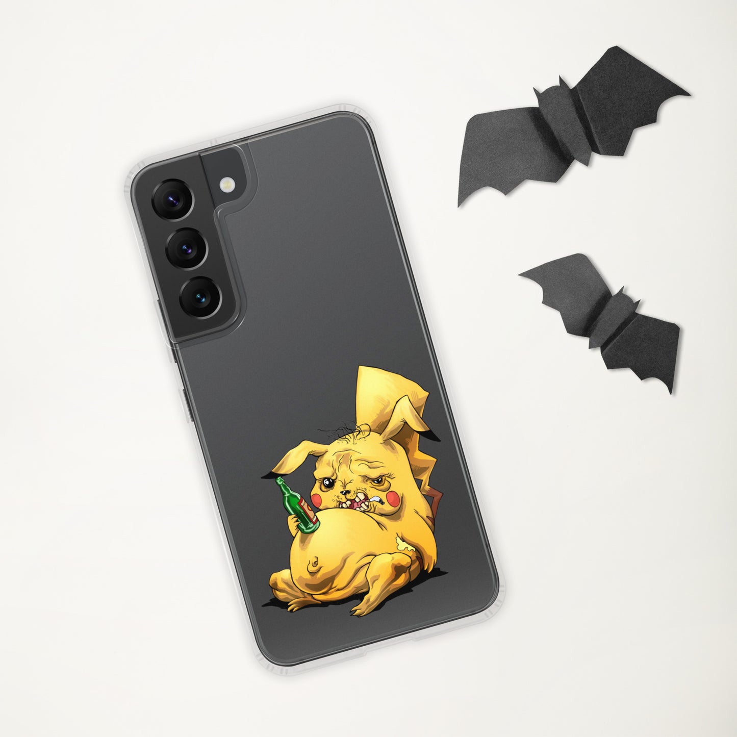 Case for Samsung crazy Pikachu art DrinkandArt