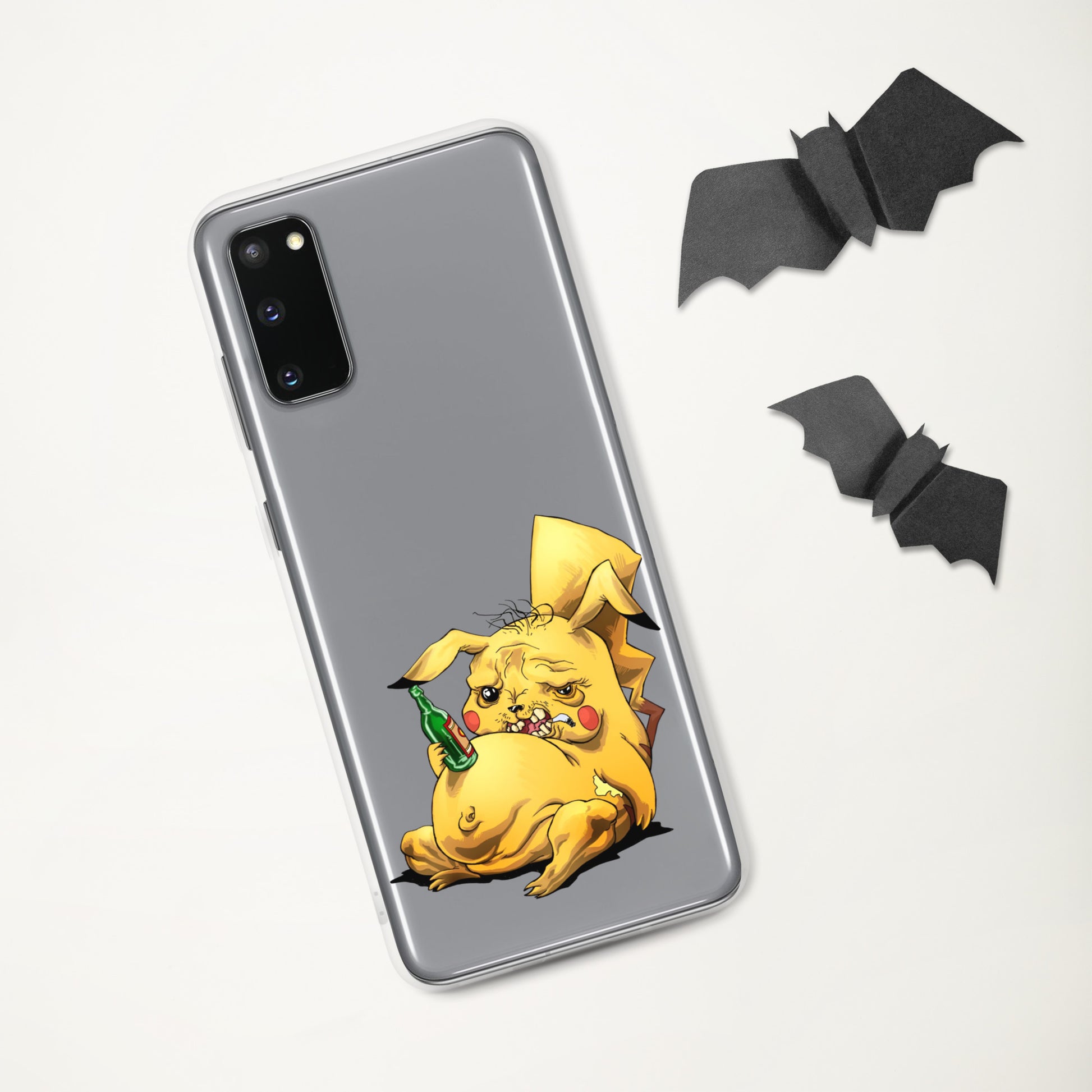 Case for Samsung crazy Pikachu art DrinkandArt