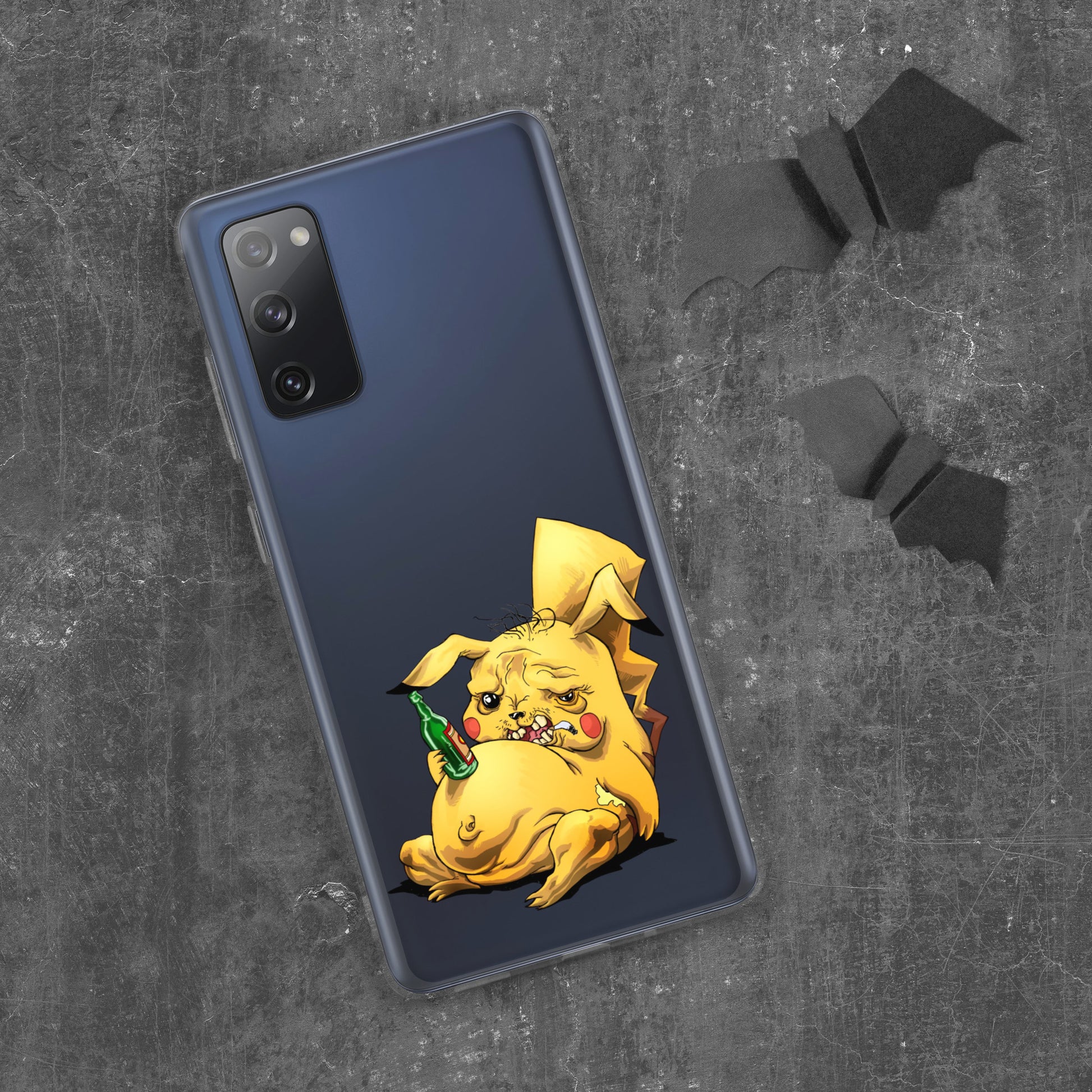 Case for Samsung crazy Pikachu art DrinkandArt