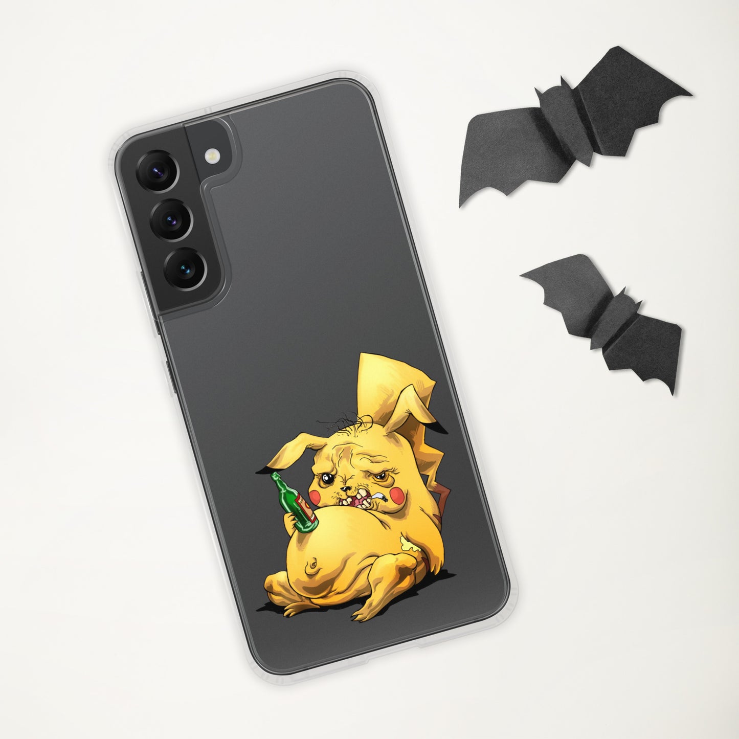 Case for Samsung crazy Pikachu art DrinkandArt