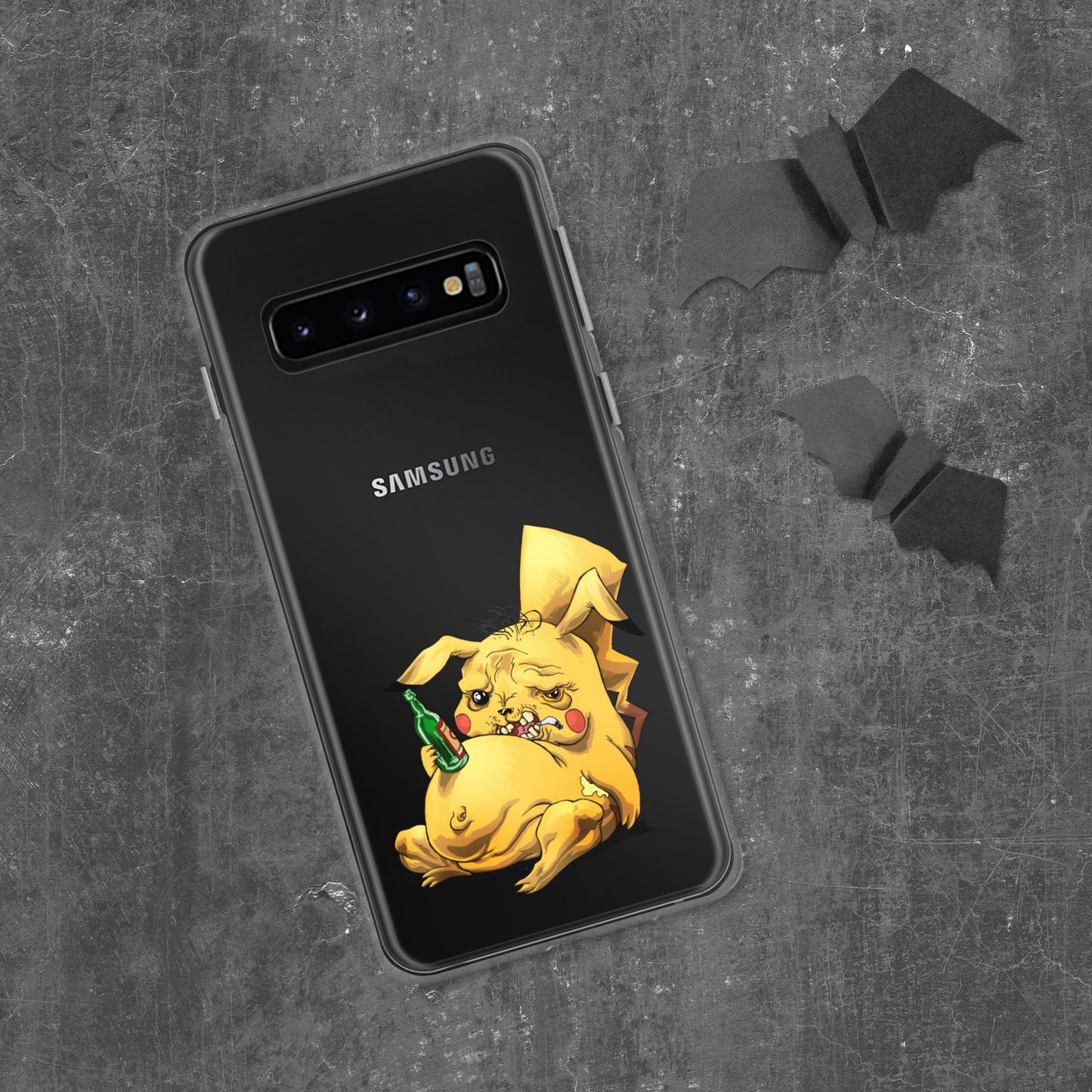 Case for Samsung crazy Pikachu art DrinkandArt