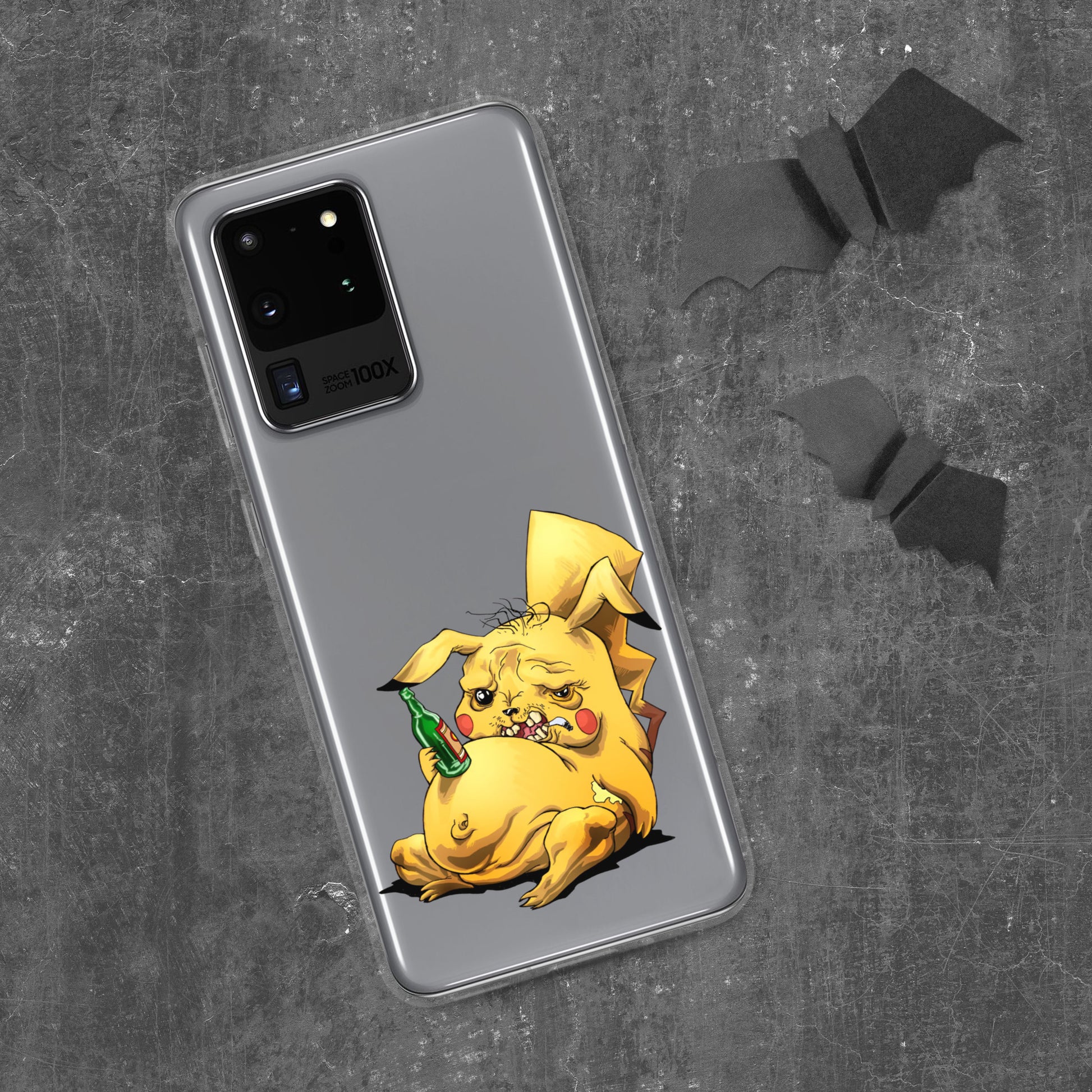 Case for Samsung crazy Pikachu art DrinkandArt