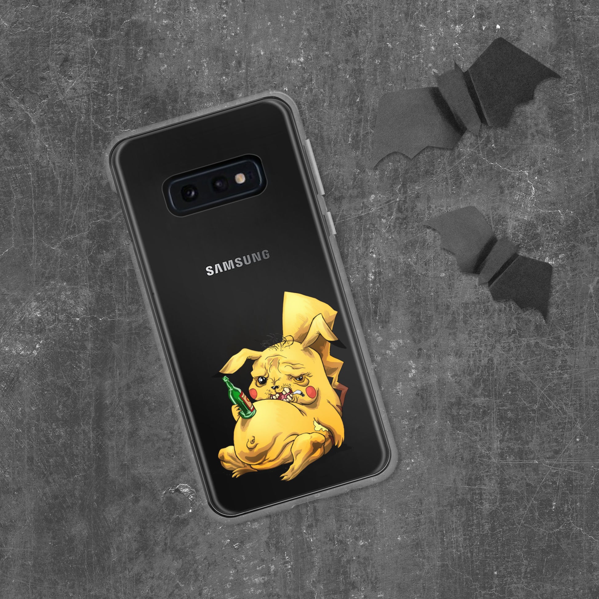 Case for Samsung crazy Pikachu art DrinkandArt