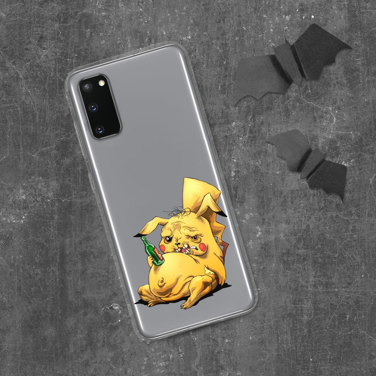 Case for Samsung crazy Pikachu art DrinkandArt