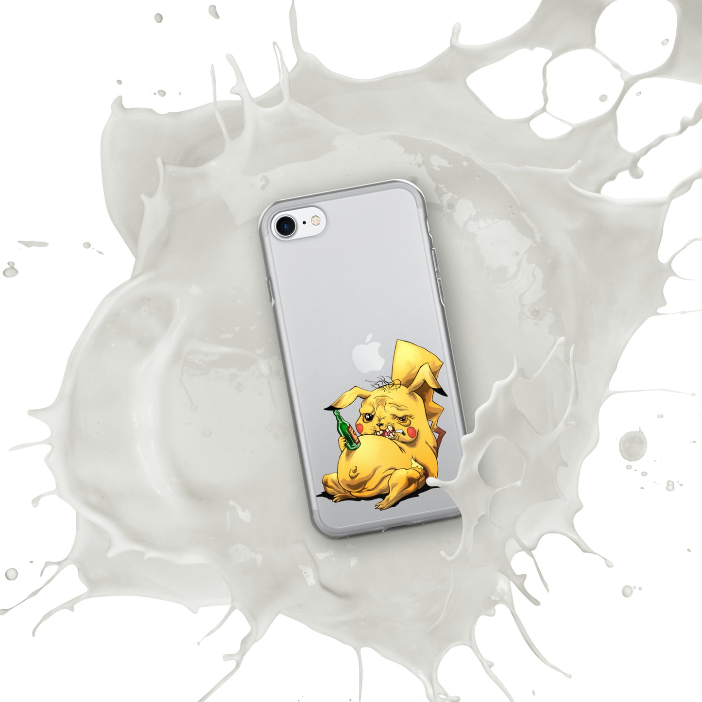 Case for iPhone Crazy Pikachu art DrinkandArt