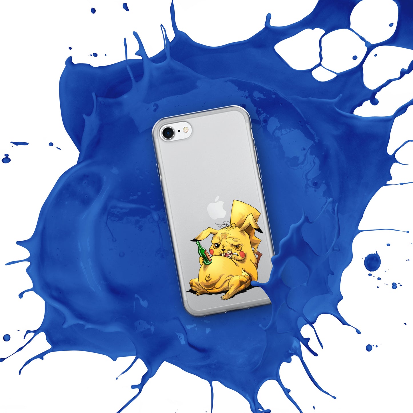 Case for iPhone Crazy Pikachu art DrinkandArt