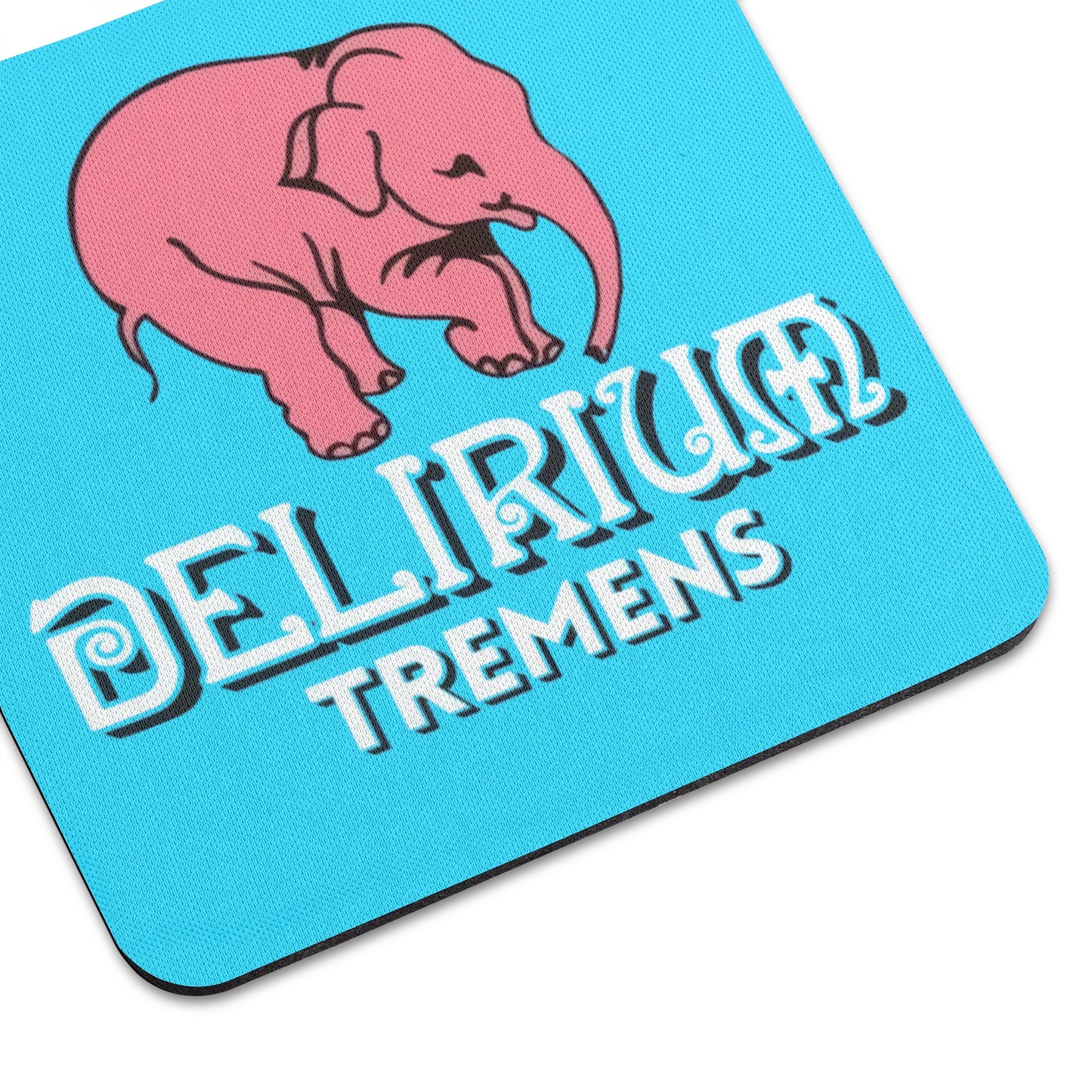 Coasters Sets Delirium tremens logo DrinkandArt