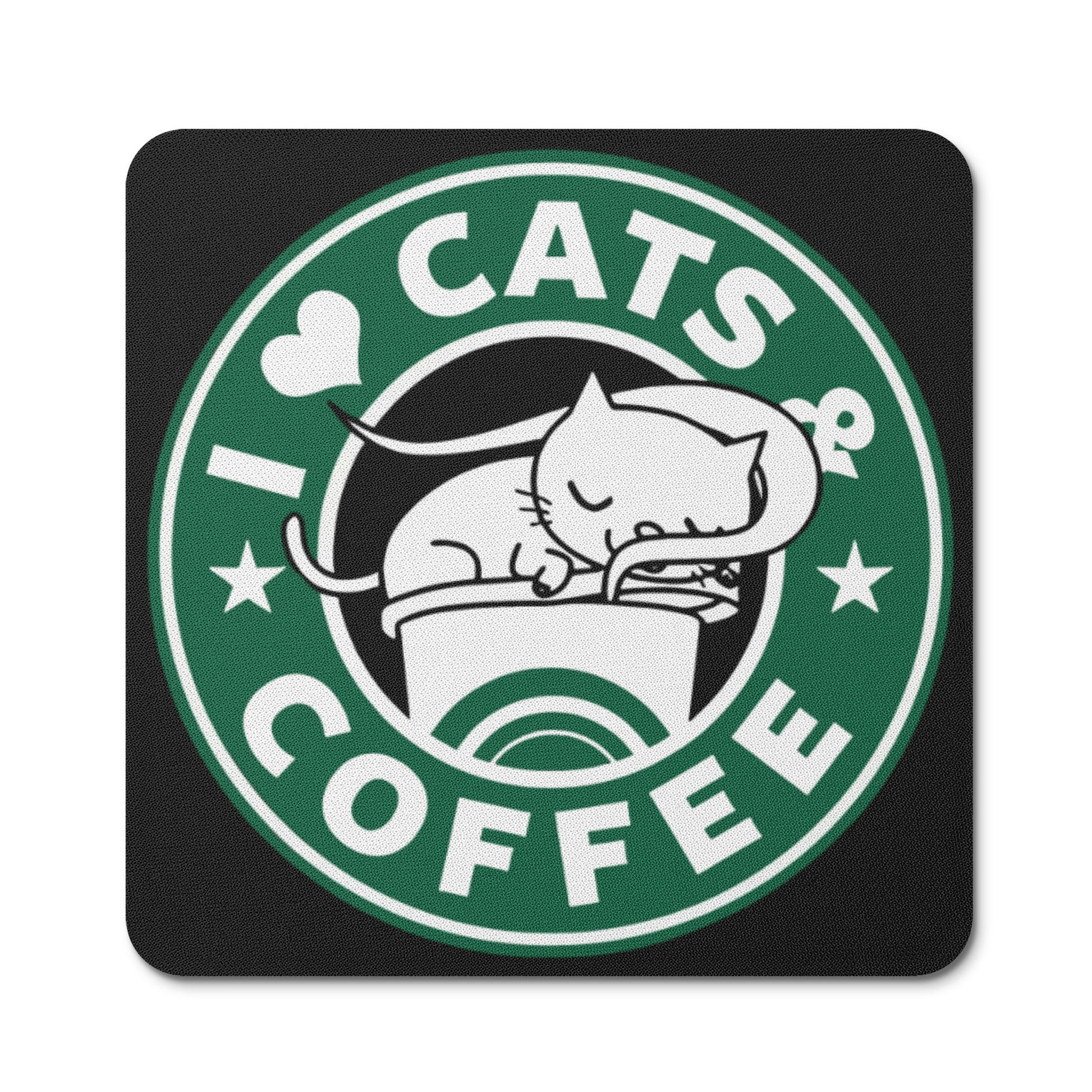 Coasters Sets cats and coffee DrinkandArt
