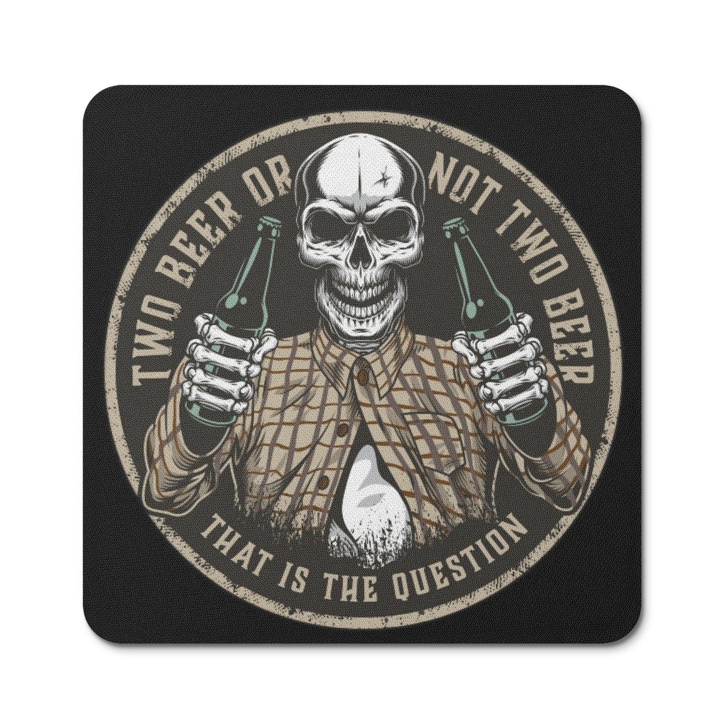 Coasters Sets two beer or not two beer DrinkandArt