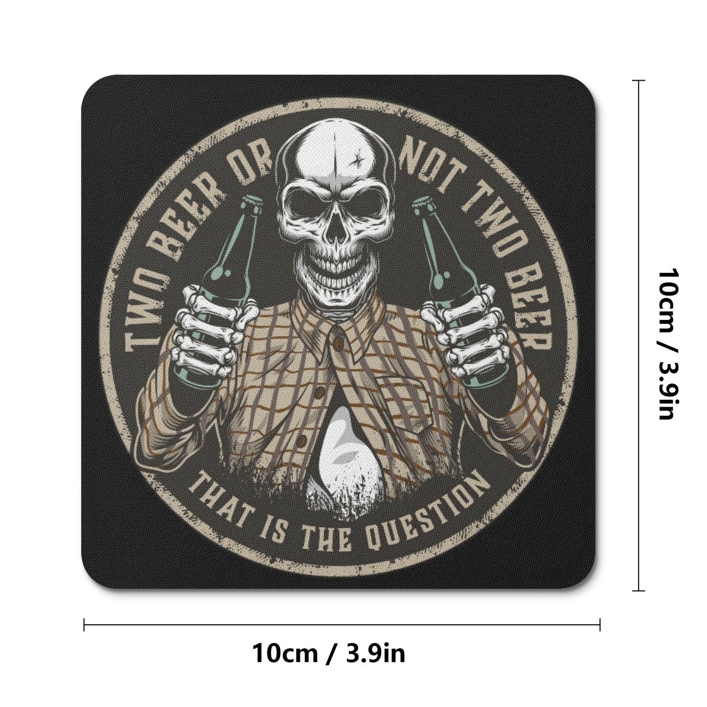 Coasters Sets two beer or not two beer DrinkandArt