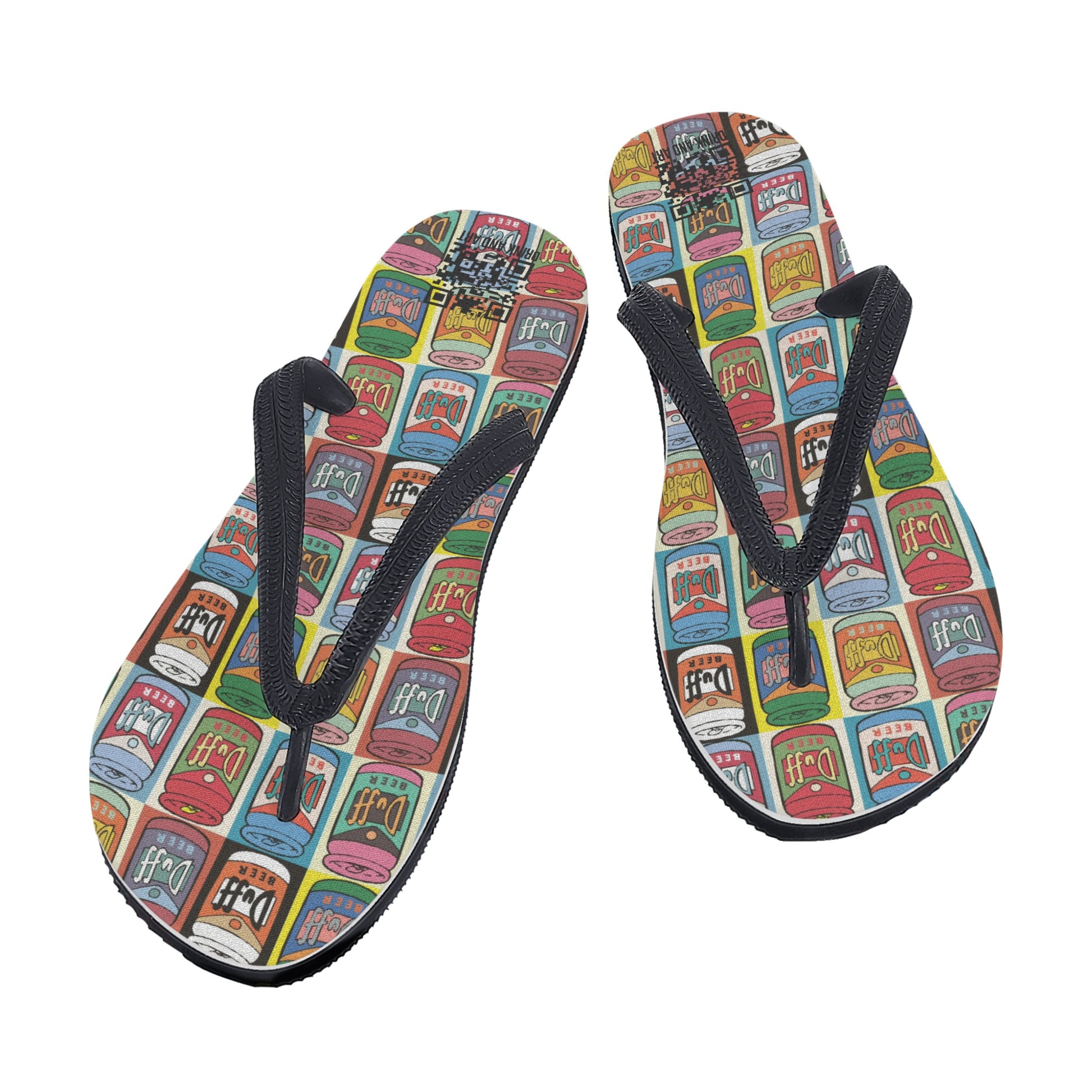 Flip Flops Duff beer pop art DrinkandArt