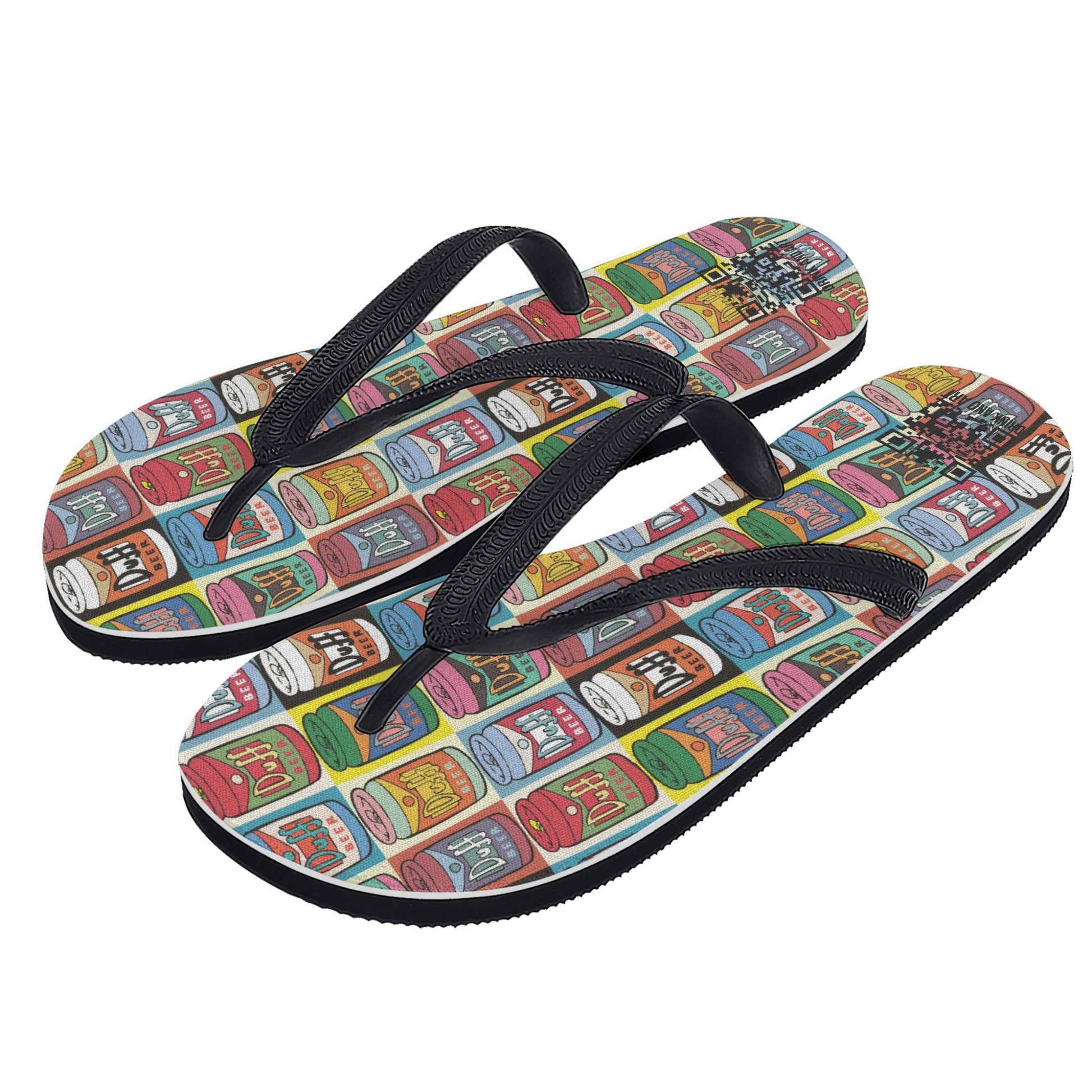 Flip Flops Duff beer pop art DrinkandArt