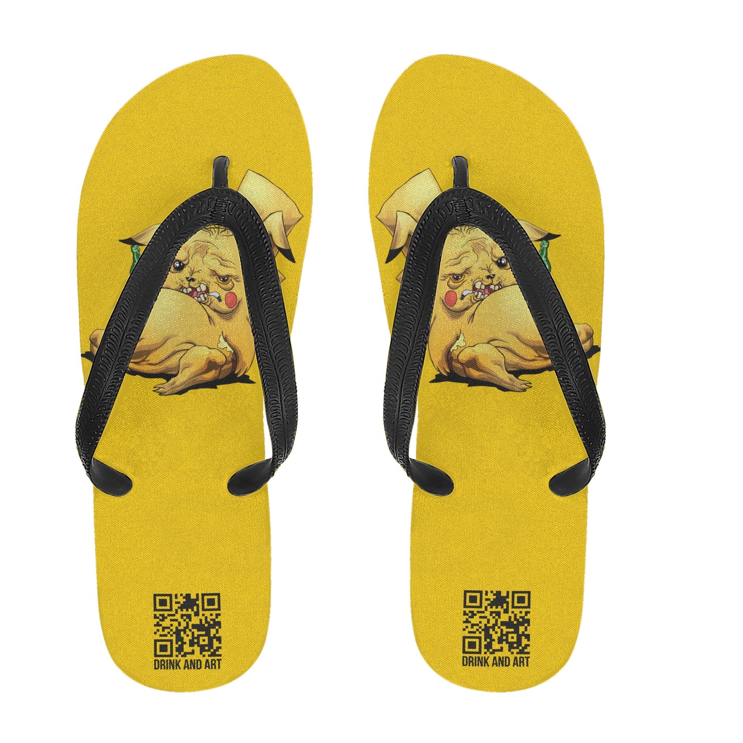 Flip Flops drunk Pikachu DrinkandArt