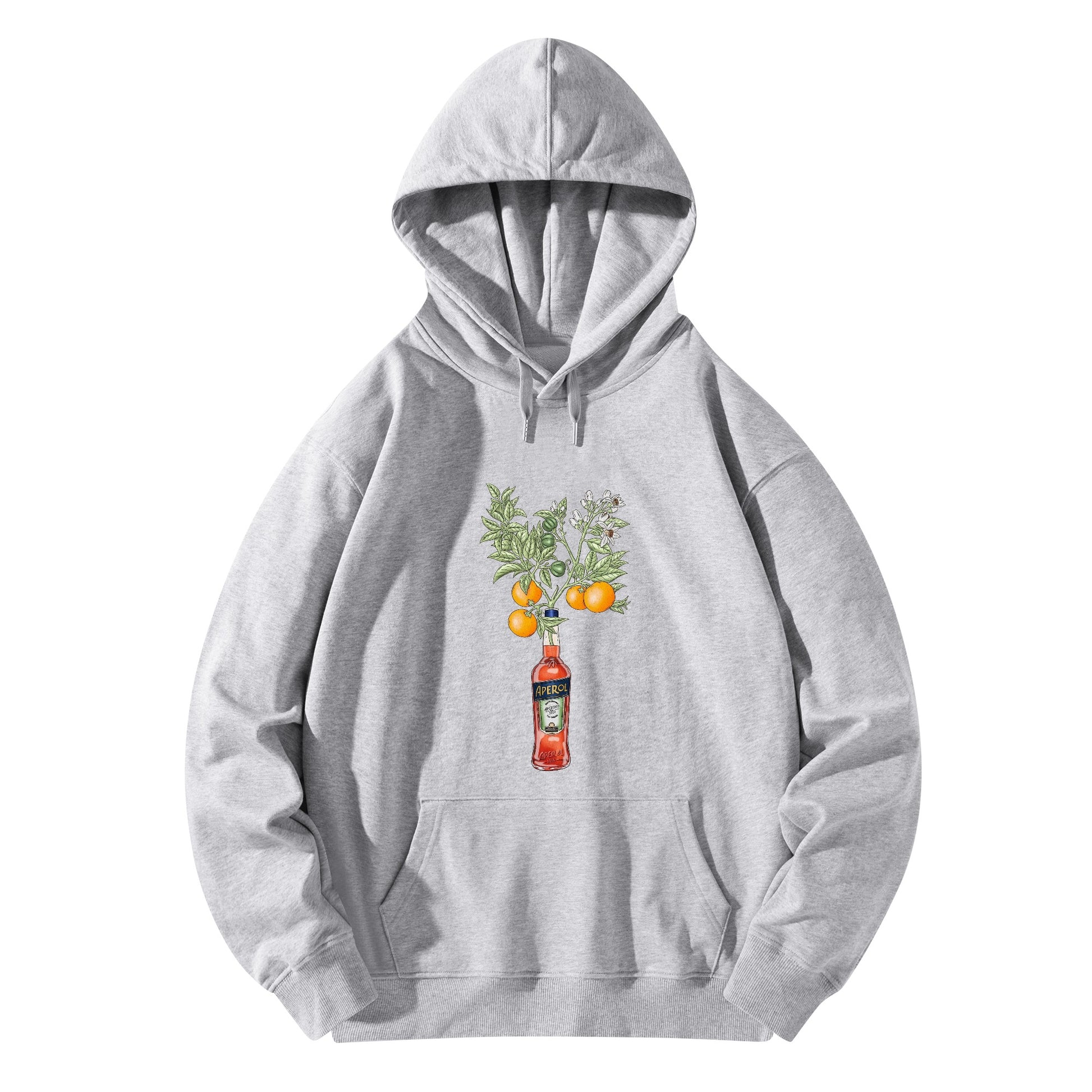 Hoodie Cotton Aperol orange tree DrinkandArt