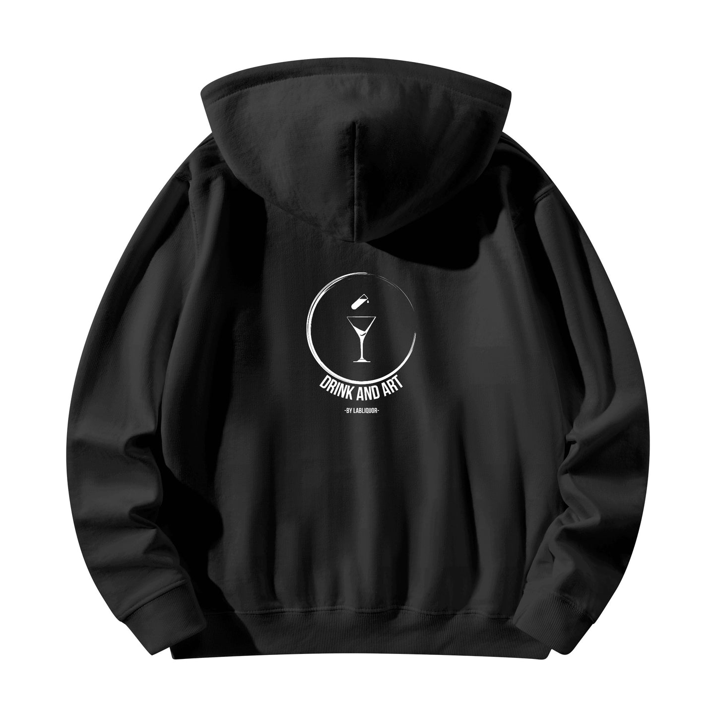 Hoodie Cotton barista coffe point logo DrinkandArt