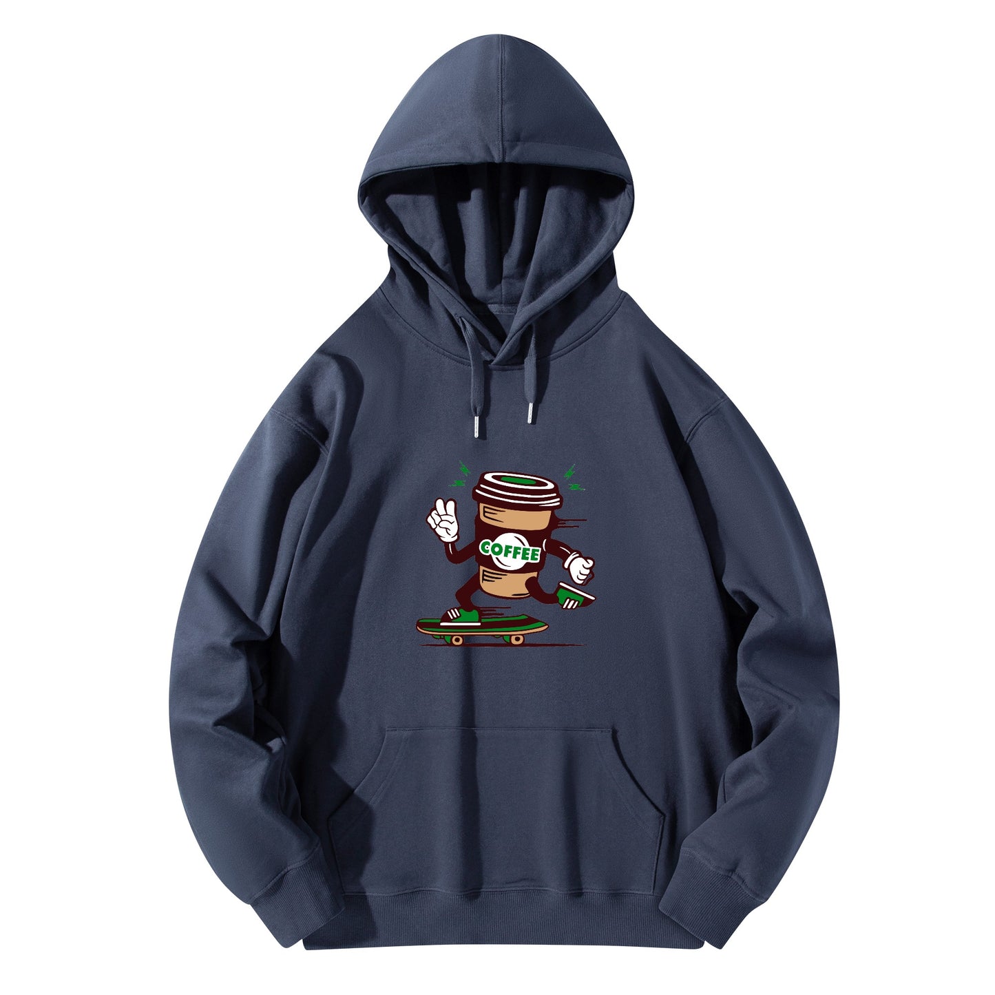 Hoodie Cotton coffee cup skateboarding DrinkandArt