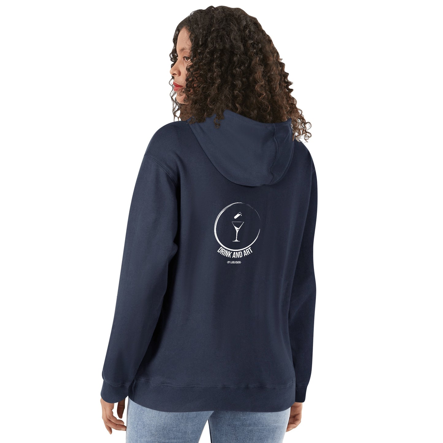 Hoodie Cotton gin Citadelle floral art DrinkandArt