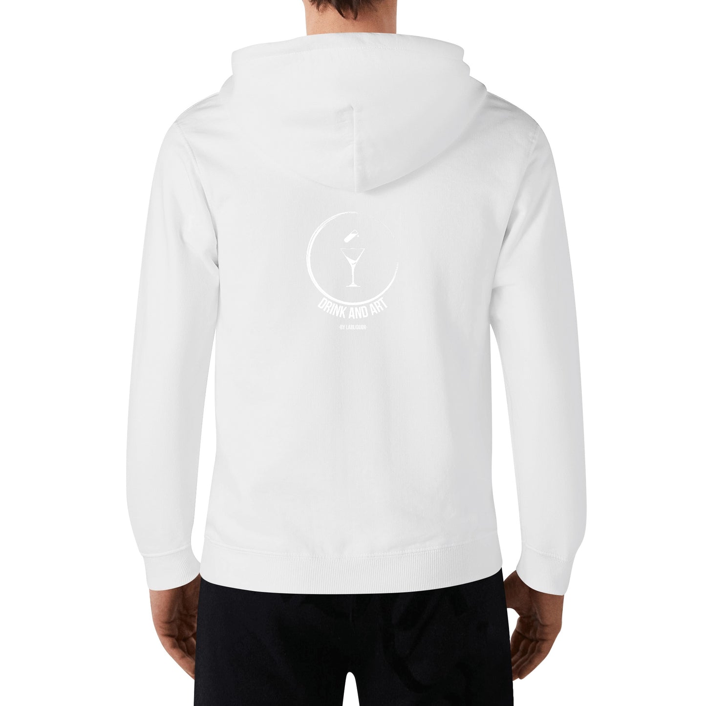 Hoodie Cotton let the evening be-gin DrinkandArt