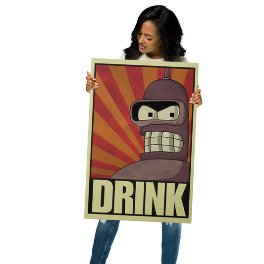 Metal print Bender drink DrinkandArt