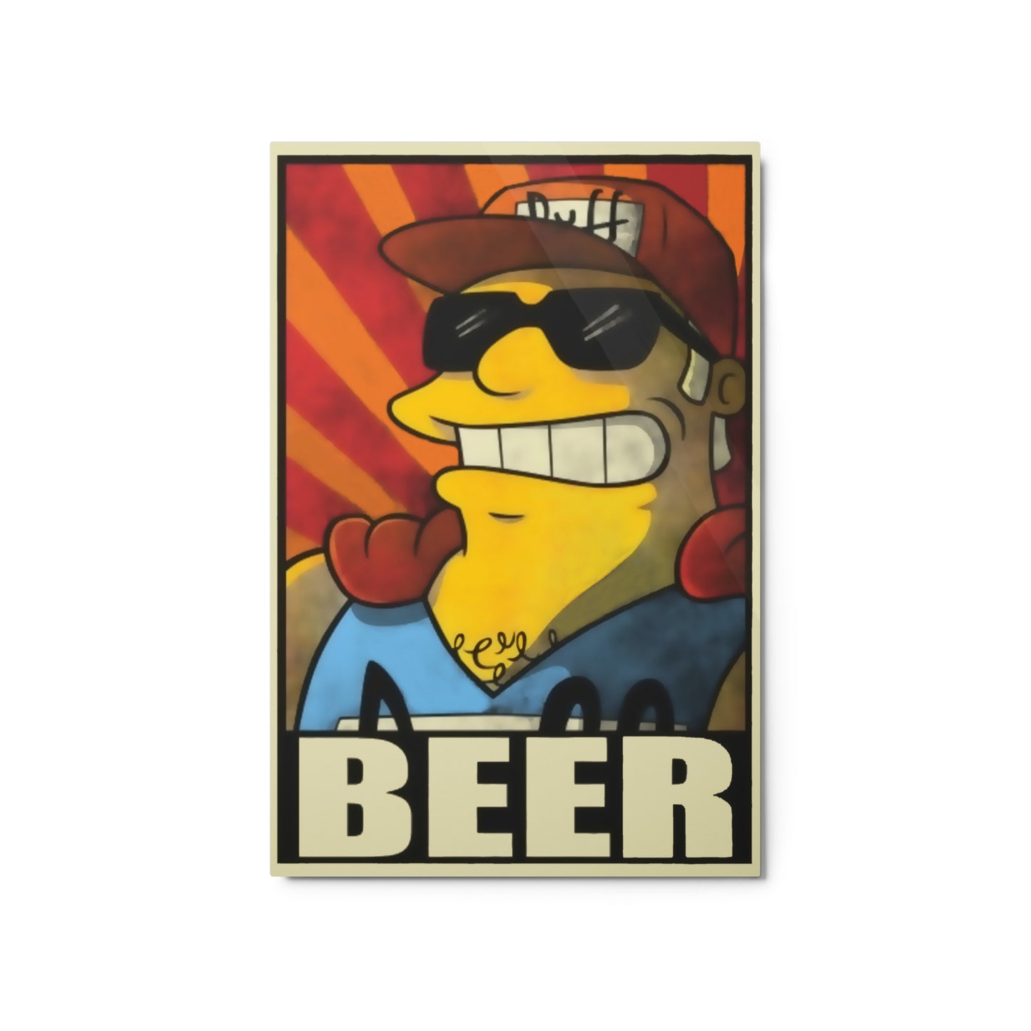 Metal prints Duffman beer DrinkandArt